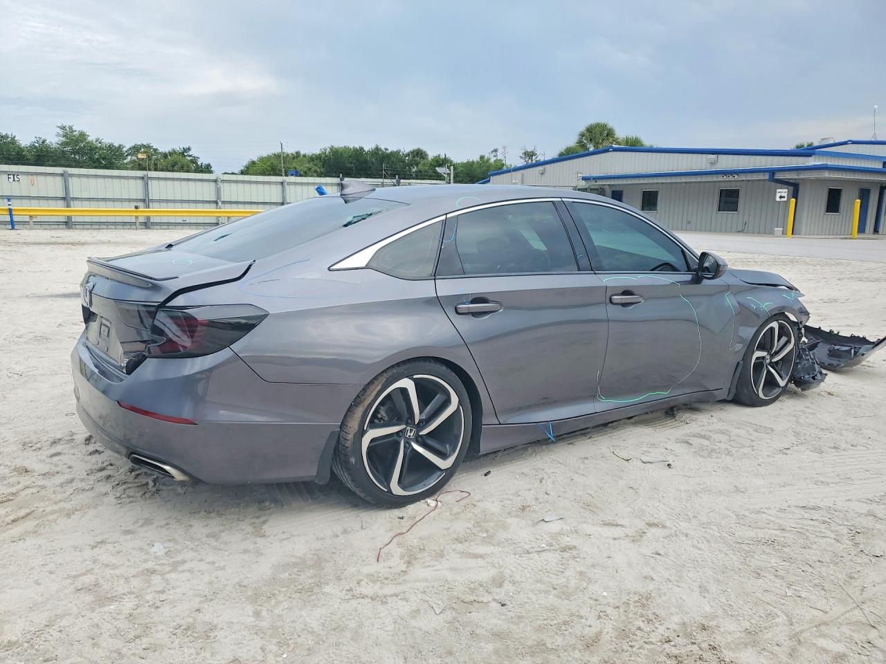 2020 Honda Accord Sport Gray vin: 1HGCV2F33LA019685