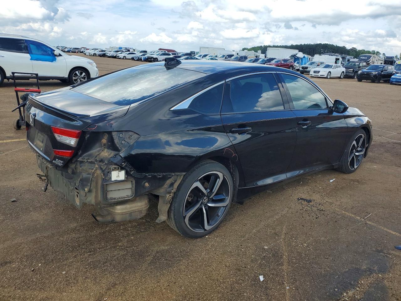 2018 Honda Accord Sport Black vin: 1HGCV2F34JA049159