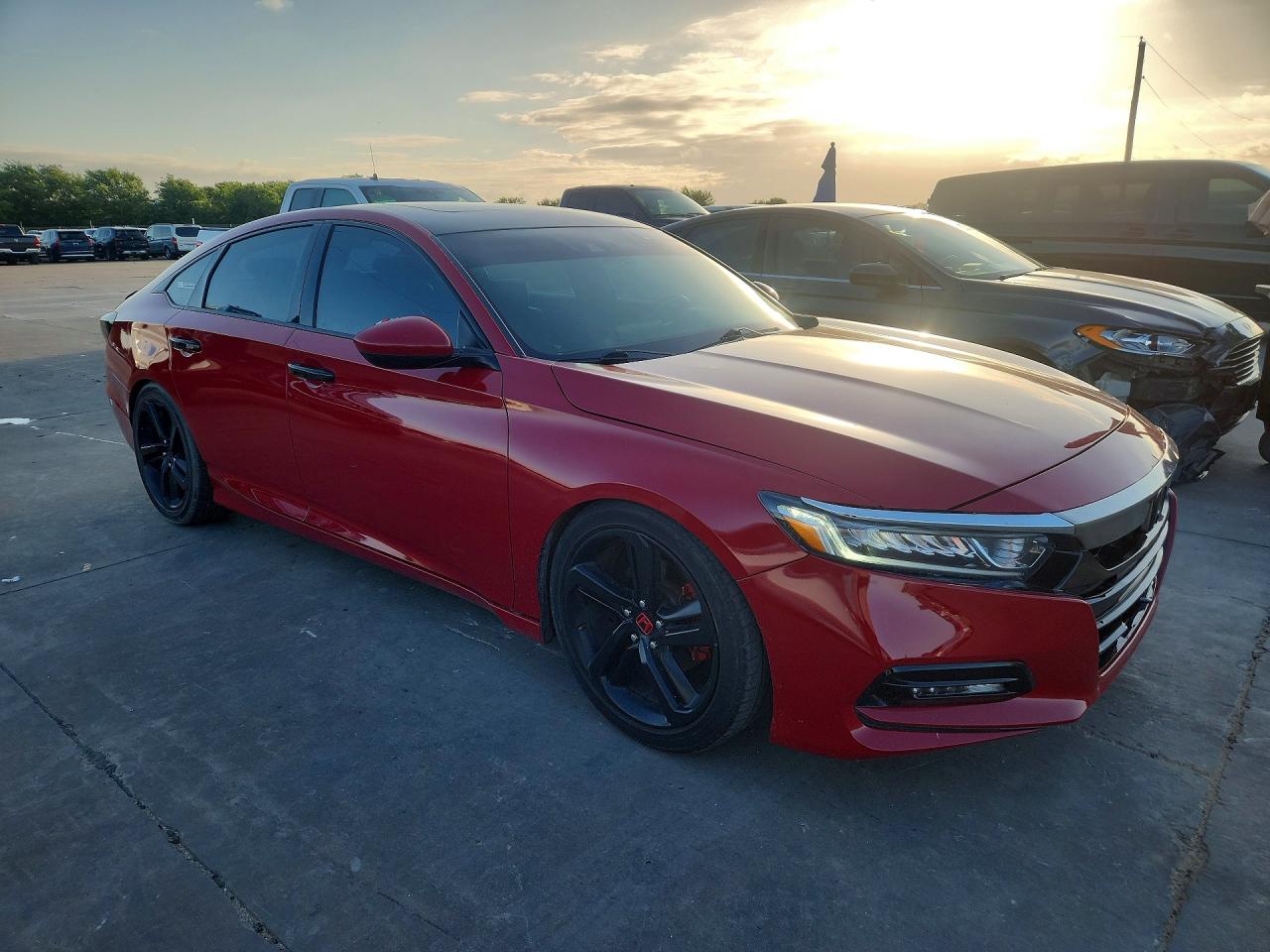 2020 Honda Accord Sport Red vin: 1HGCV2F34LA019159