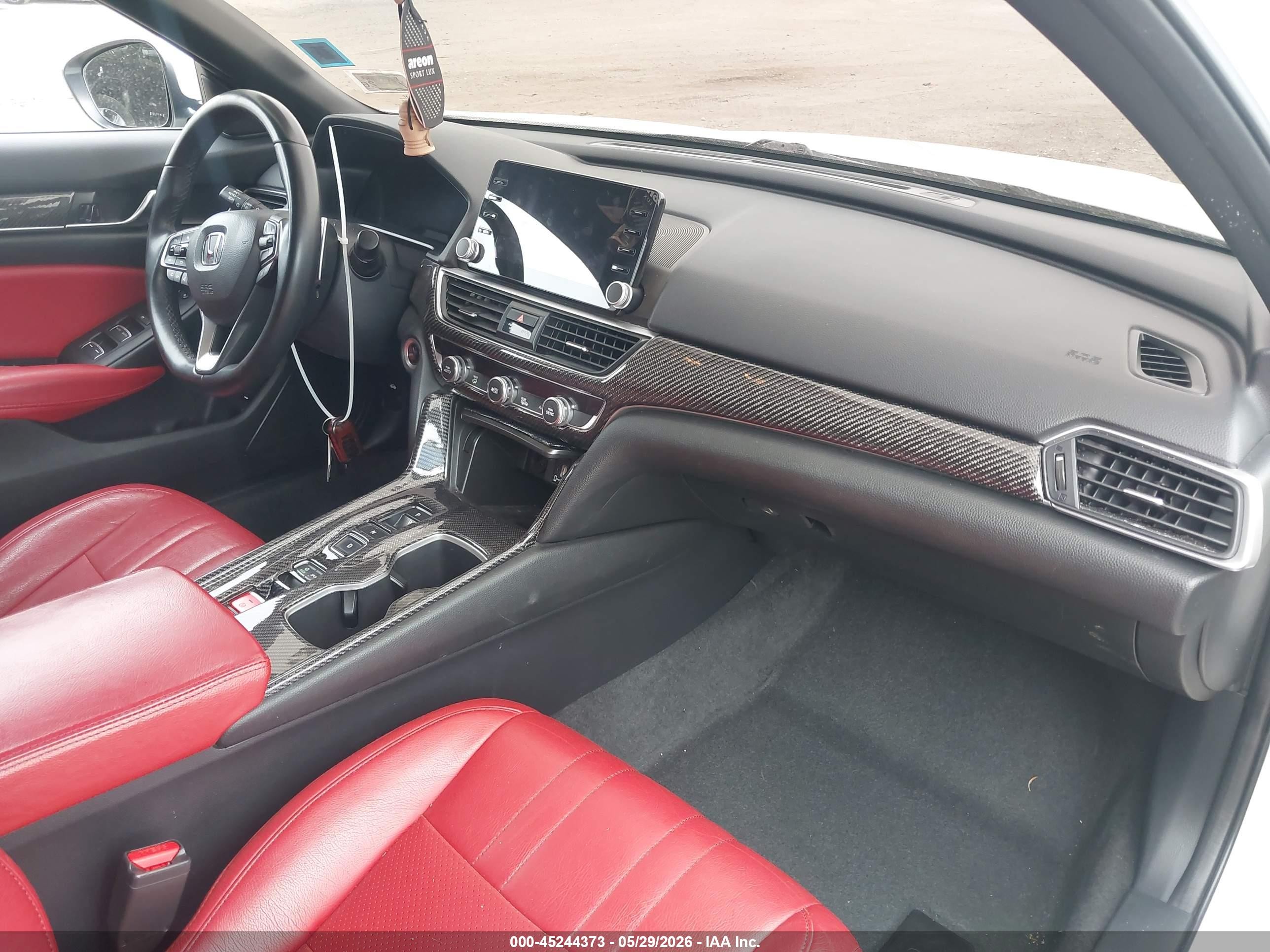 2020 Honda Accord Sport 2.0t White vin: 1HGCV2F34LA024913
