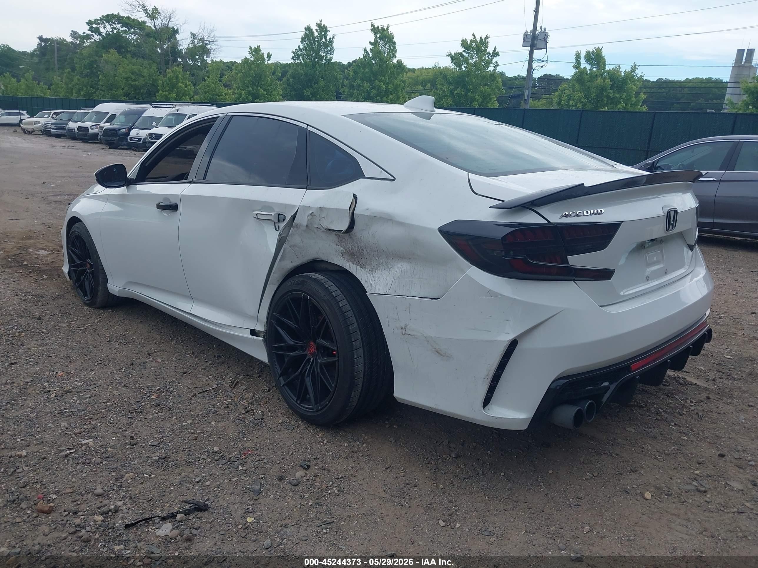 2020 Honda Accord Sport 2.0t White vin: 1HGCV2F34LA024913