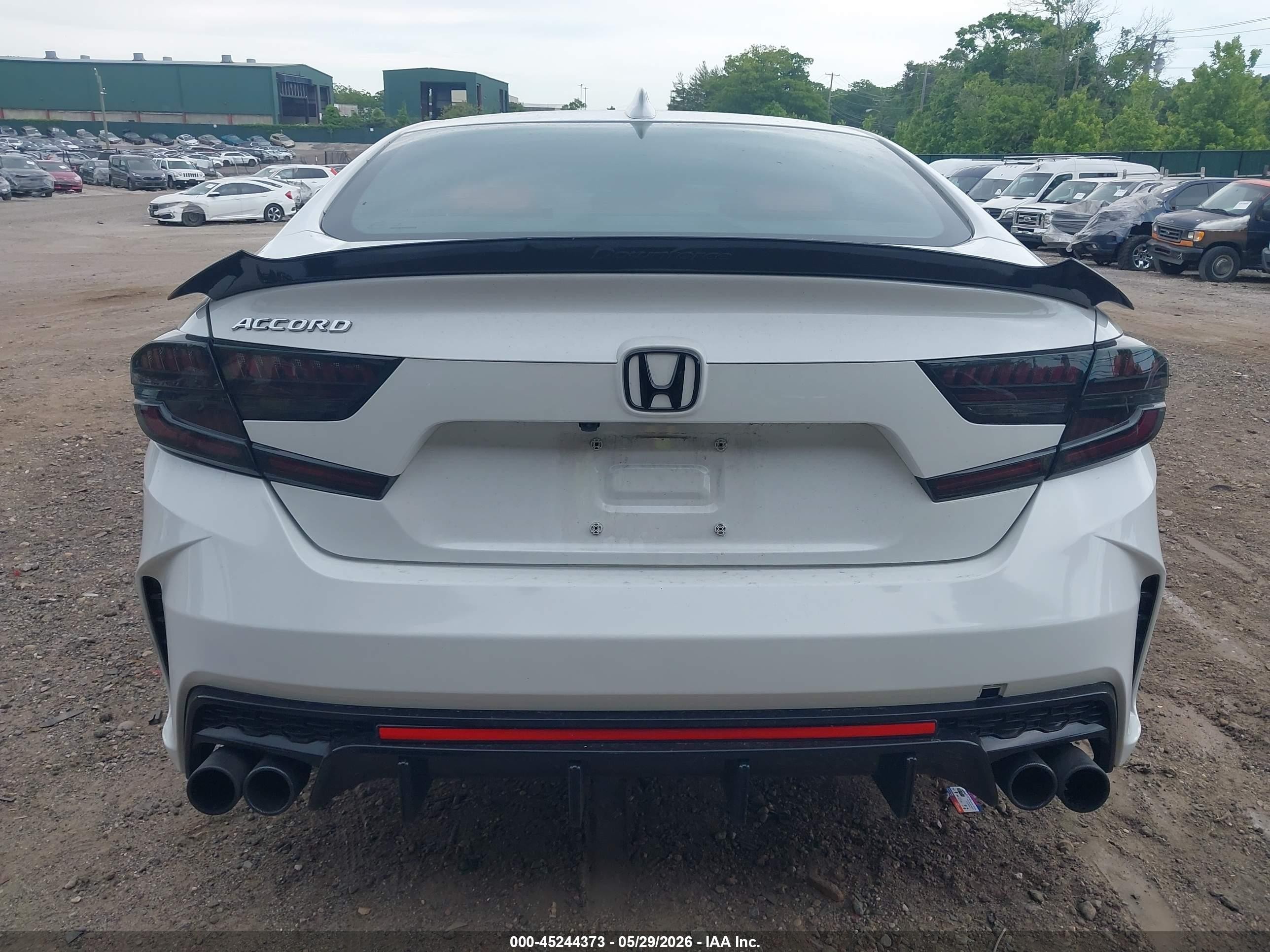 2020 Honda Accord Sport 2.0t White vin: 1HGCV2F34LA024913