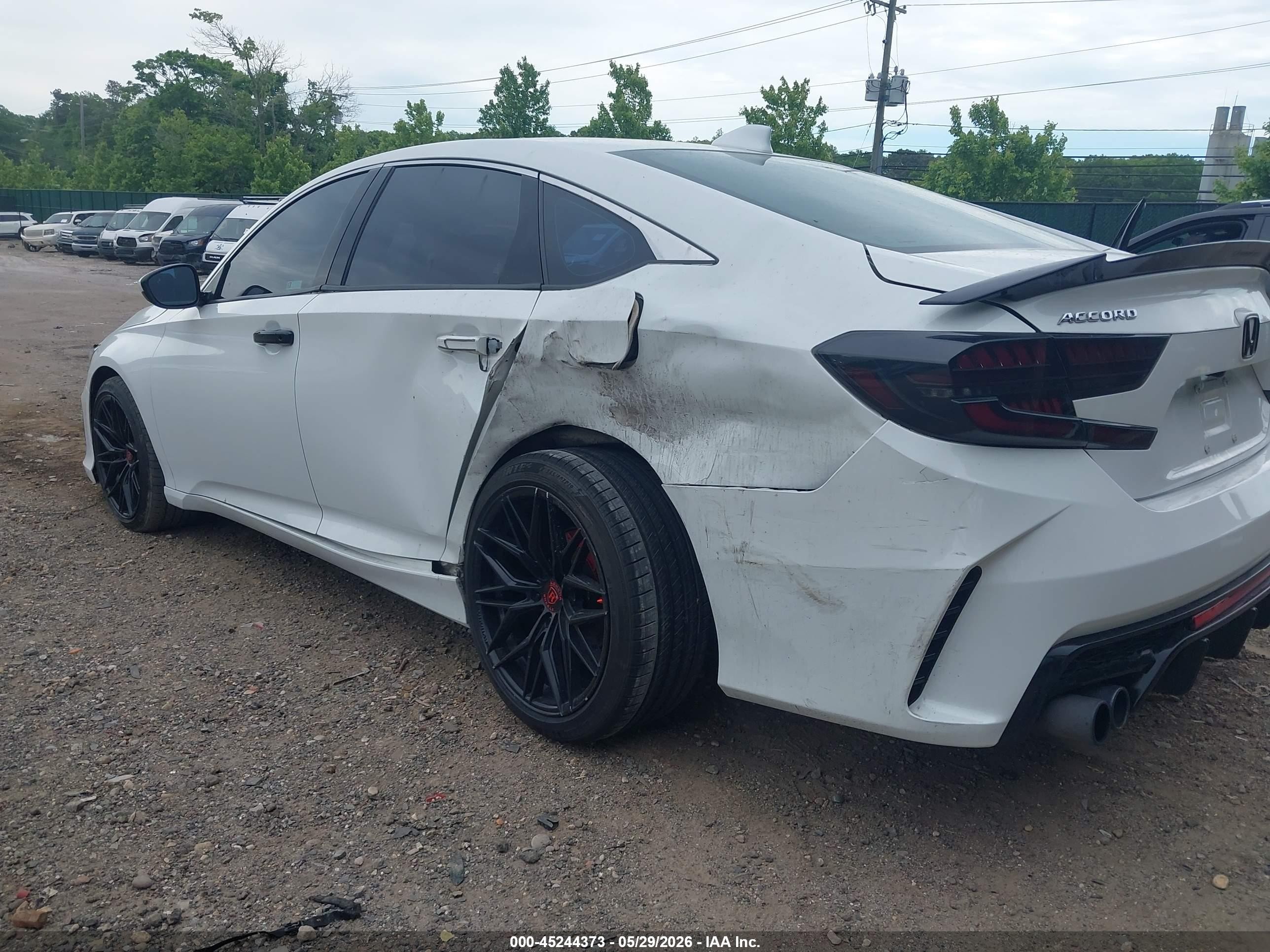 2020 Honda Accord Sport 2.0t White vin: 1HGCV2F34LA024913