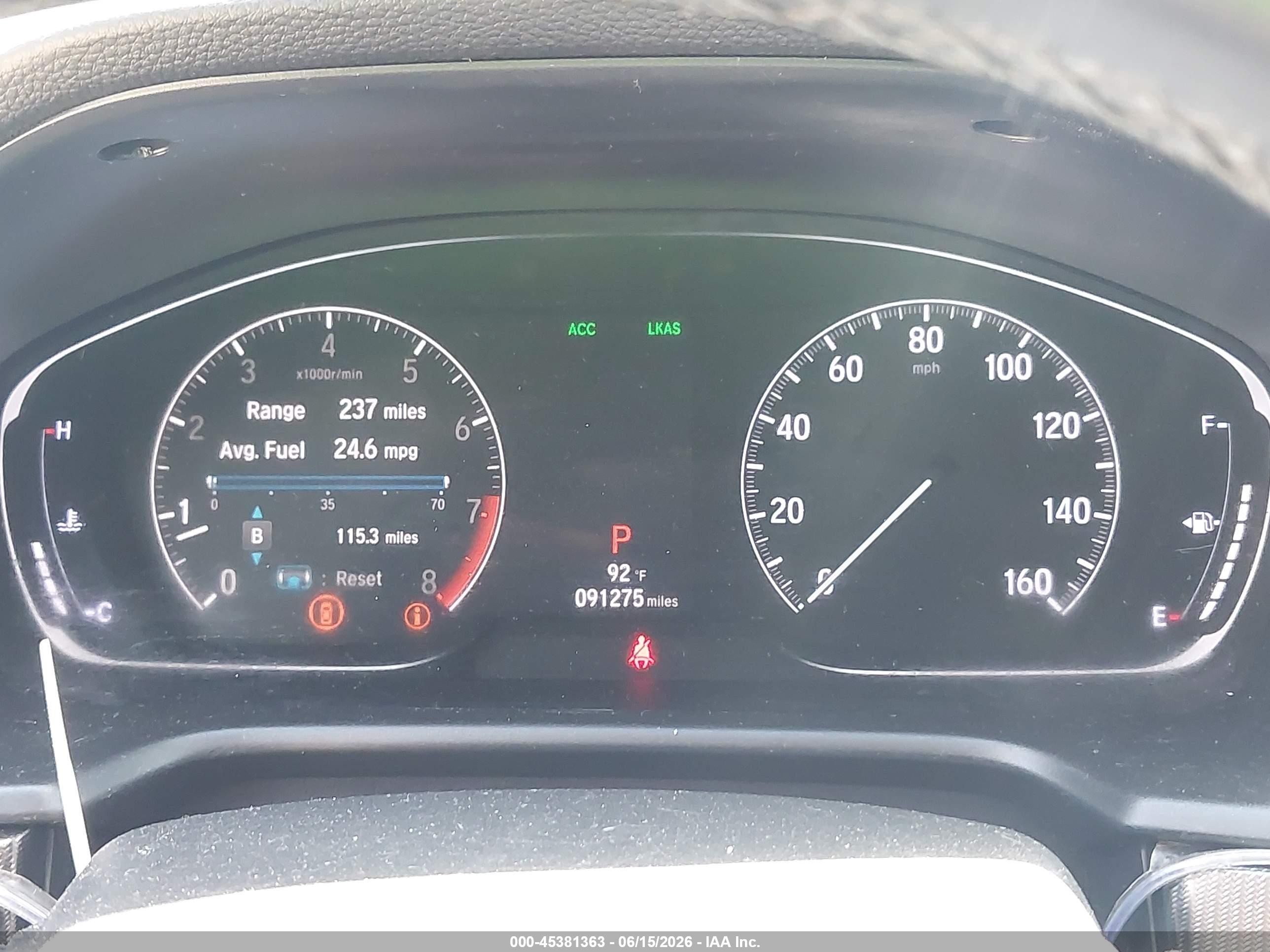 2019 Honda Accord Sport 2.0t Blue vin: 1HGCV2F35KA008668