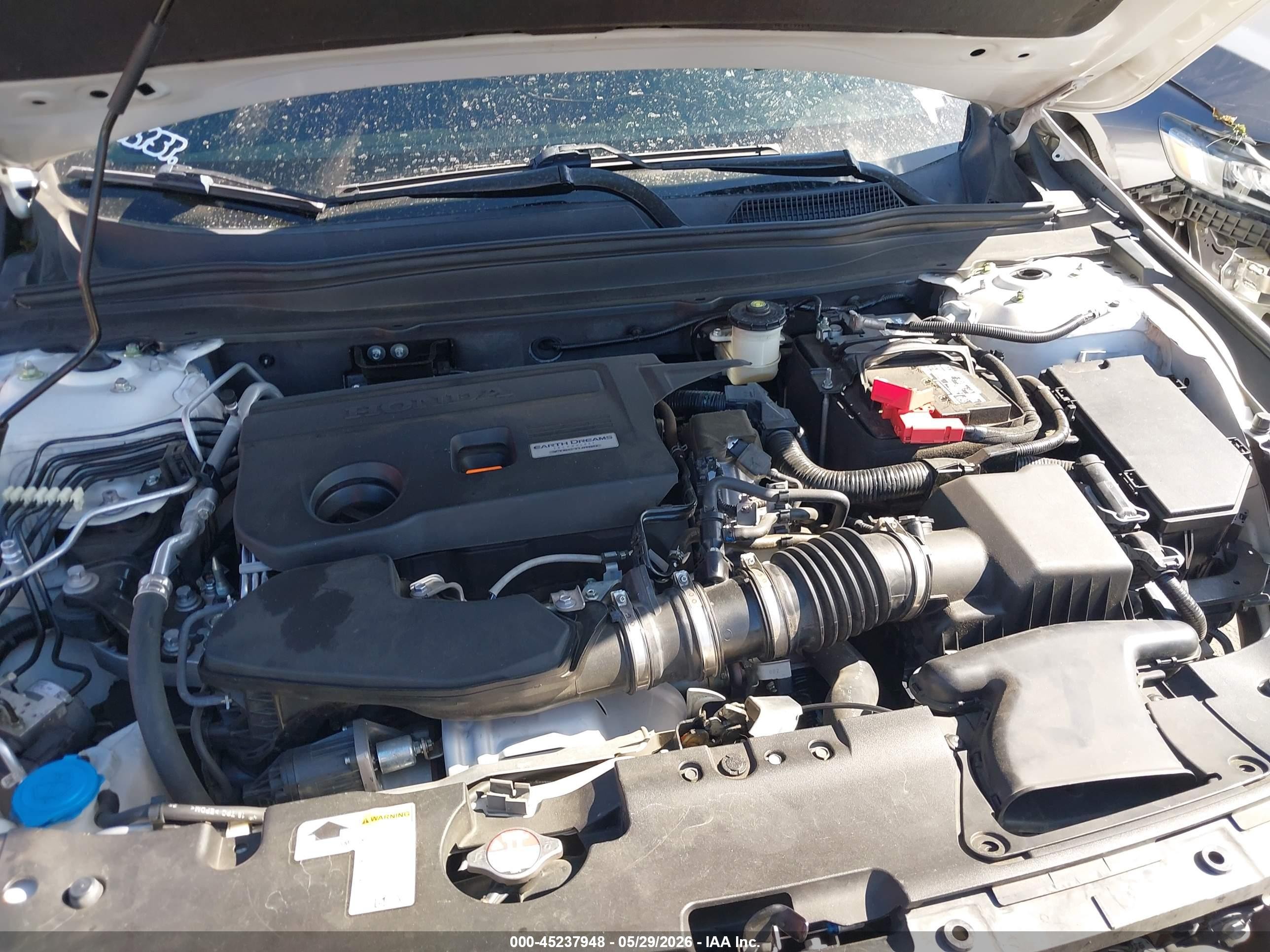 2019 Honda Accord Sport 2.0t Белый vin: 1HGCV2F38KA001424