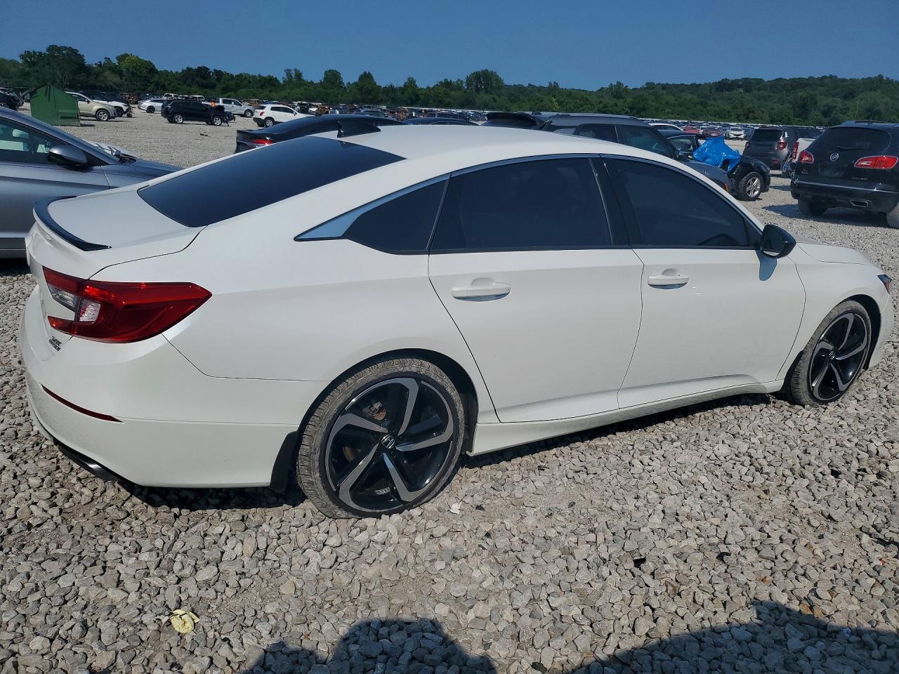 2022 Honda Accord Sport White vin: 1HGCV2F38NA005977