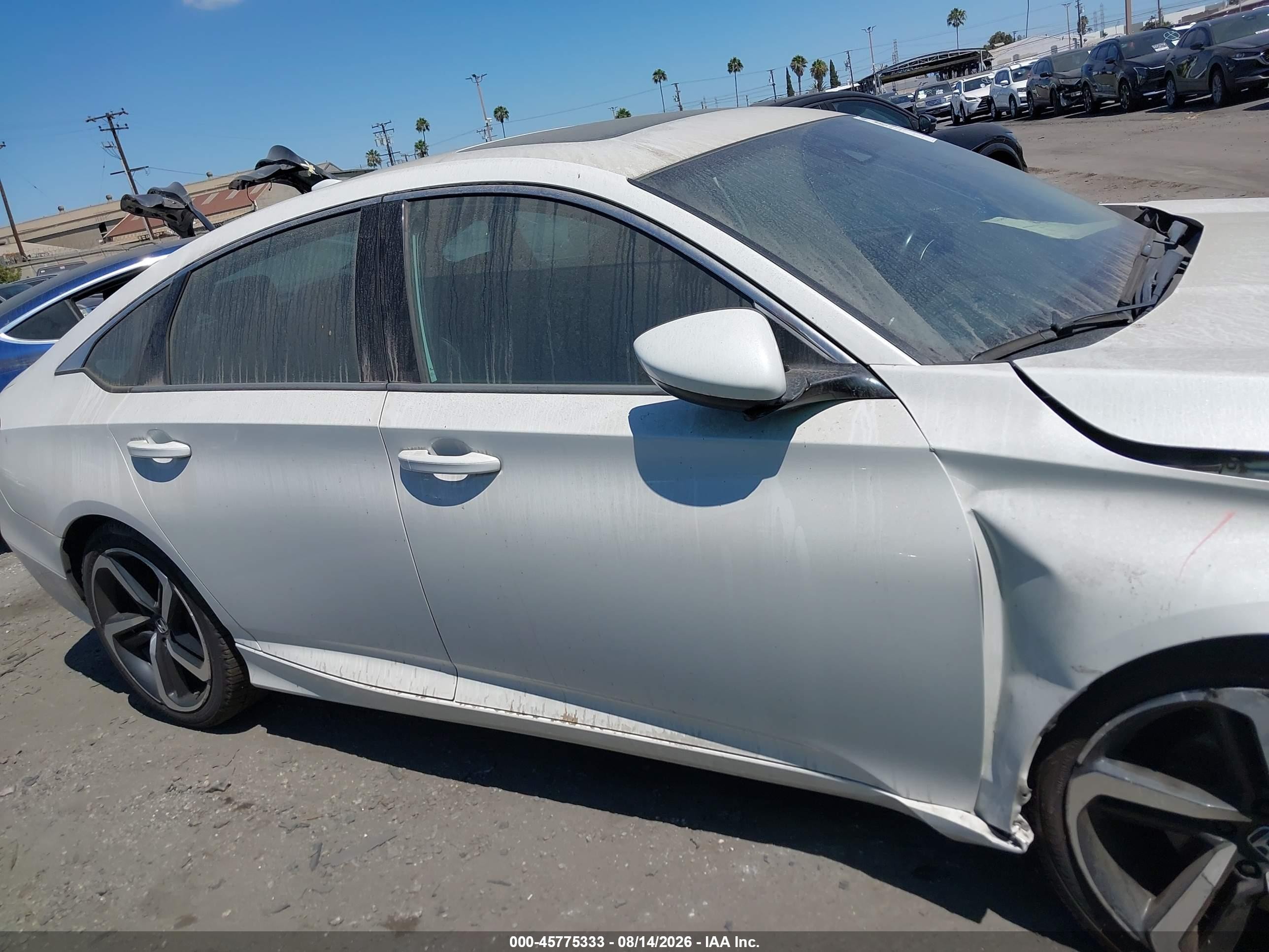 2020 Honda Accord Sport 2.0t White vin: 1HGCV2F39LA006388