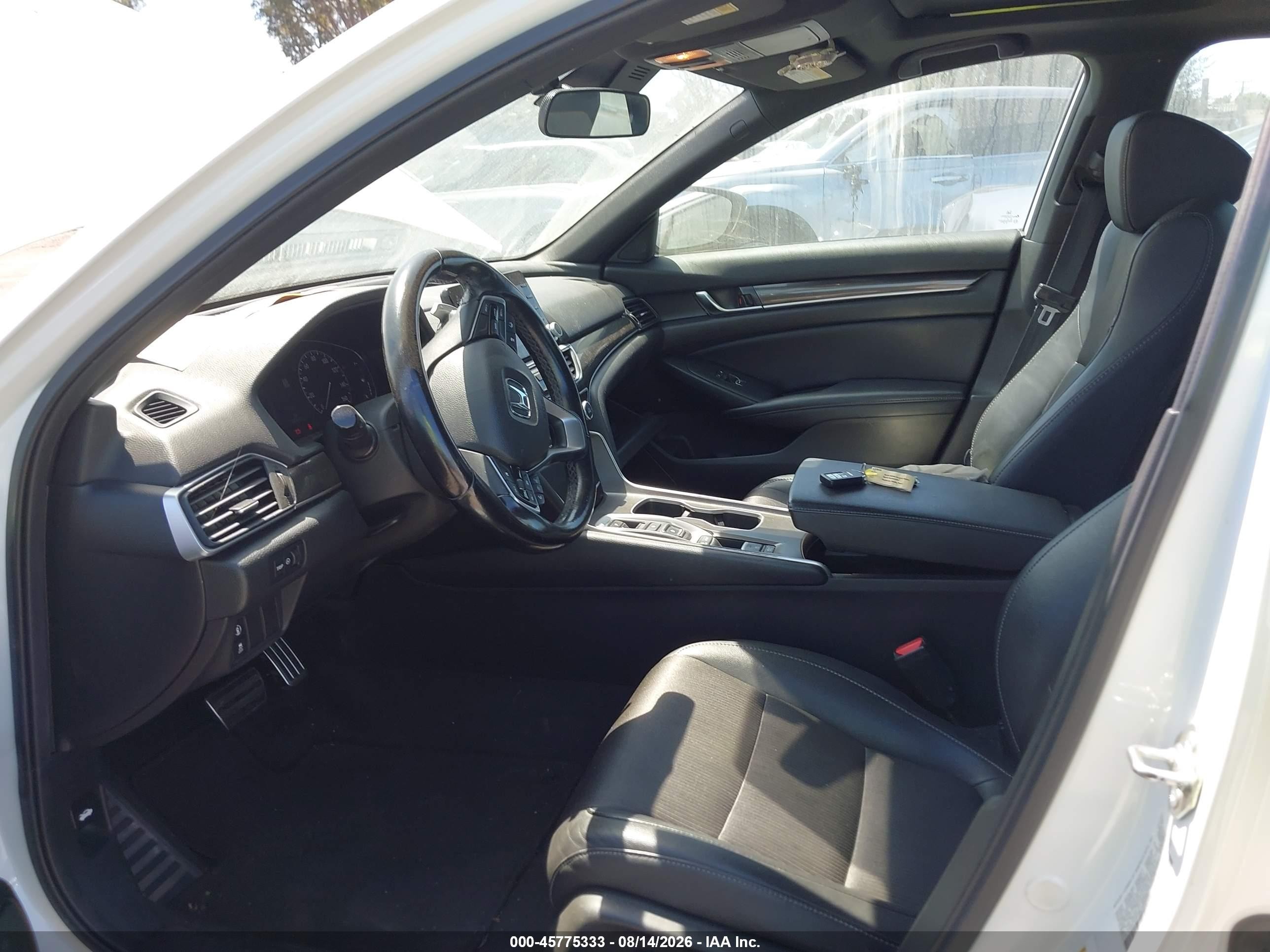 2020 Honda Accord Sport 2.0t White vin: 1HGCV2F39LA006388