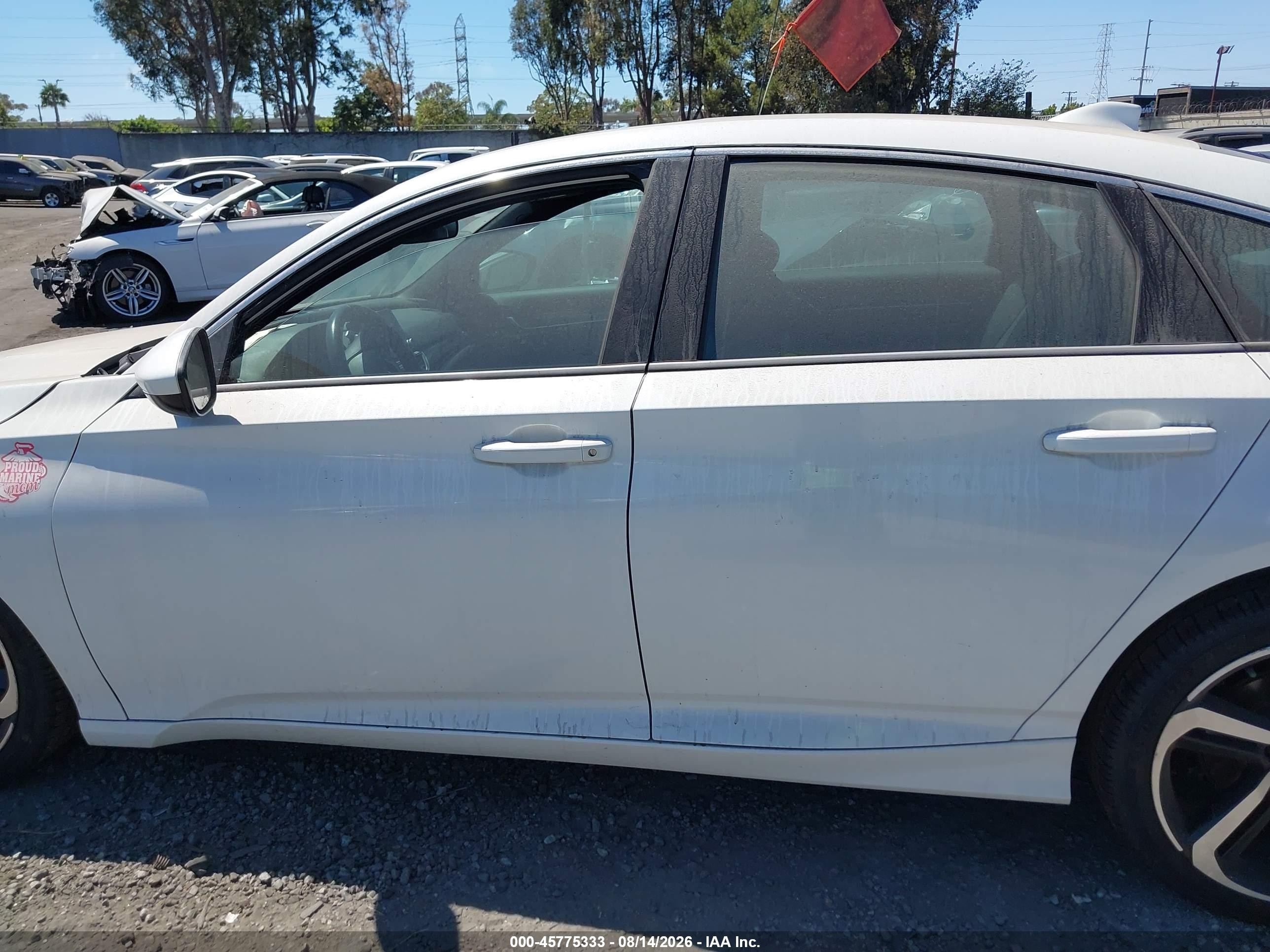2020 Honda Accord Sport 2.0t White vin: 1HGCV2F39LA006388
