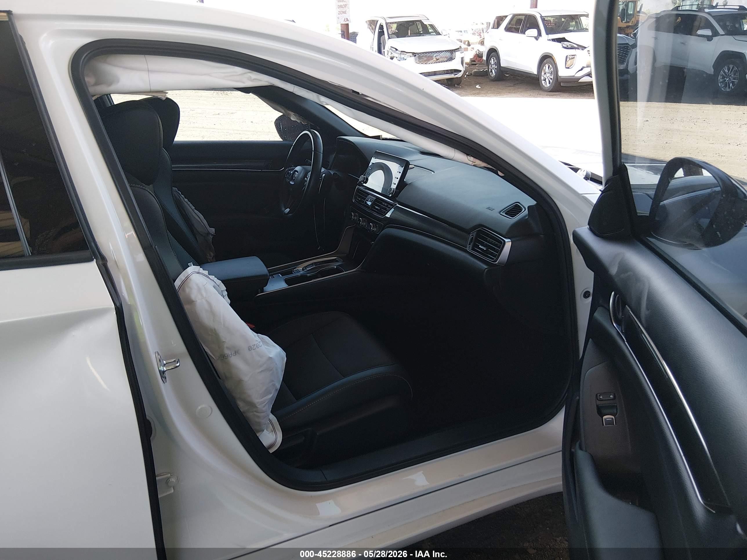 2021 Honda Accord Sport 2.0t White vin: 1HGCV2F39MA019885