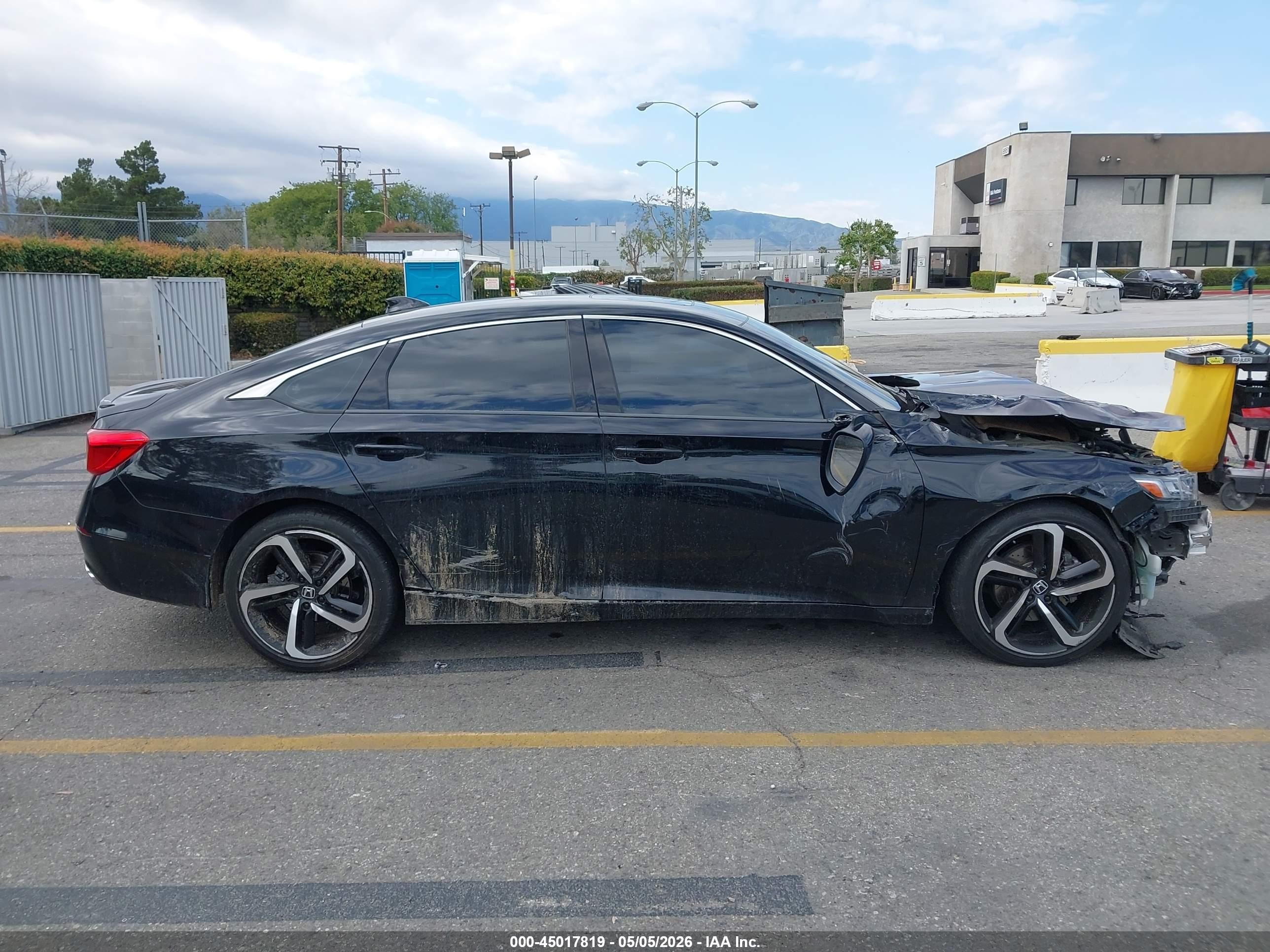 2019 Honda Accord Sport 2.0t Black vin: 1HGCV2F3XKA021822