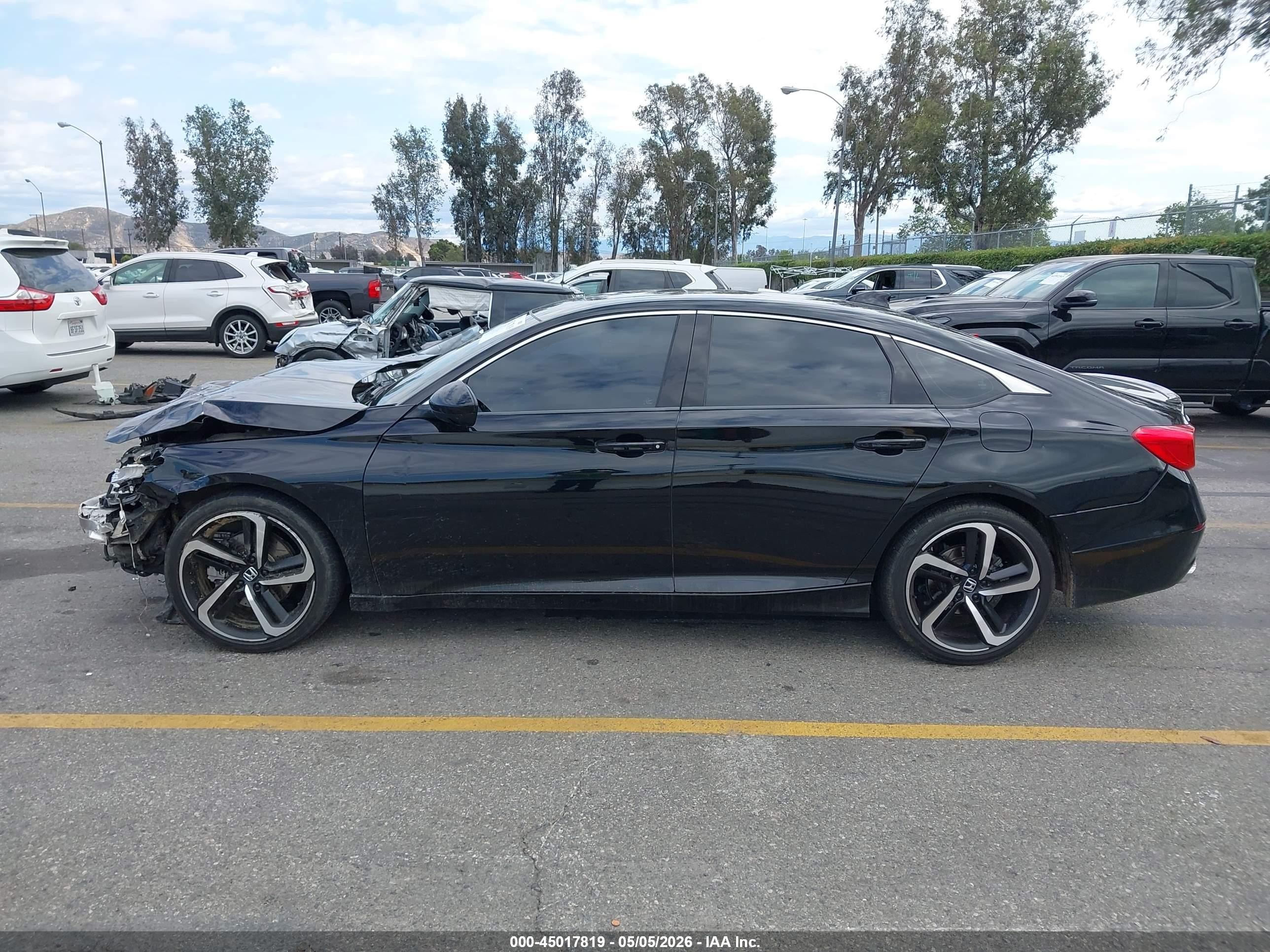 2019 Honda Accord Sport 2.0t Black vin: 1HGCV2F3XKA021822