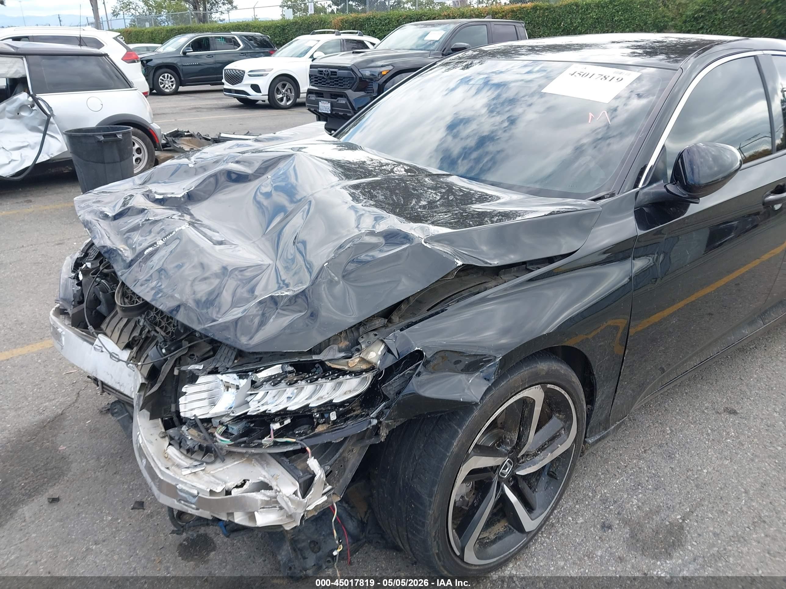 2019 Honda Accord Sport 2.0t Black vin: 1HGCV2F3XKA021822