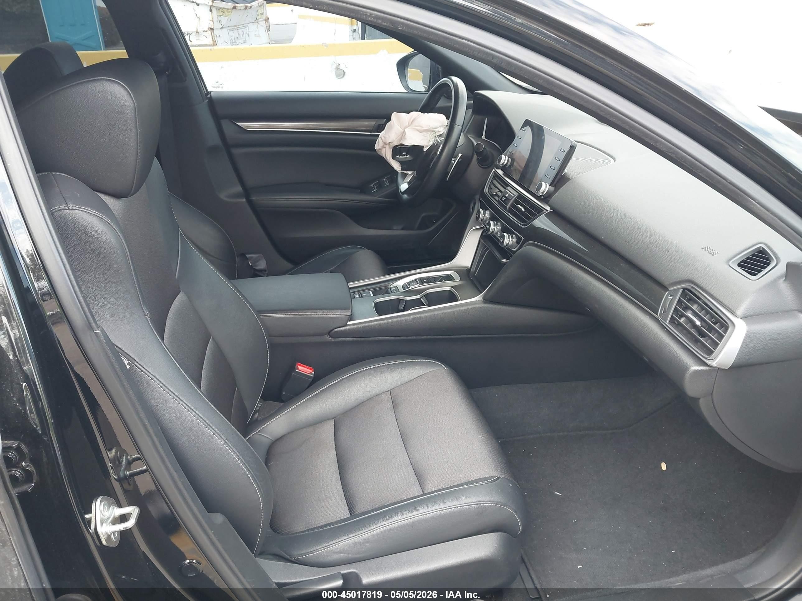 2019 Honda Accord Sport 2.0t Black vin: 1HGCV2F3XKA021822