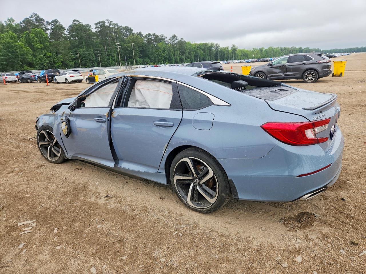 2022 Honda Accord Sport Gray vin: 1HGCV2F3XNA023509