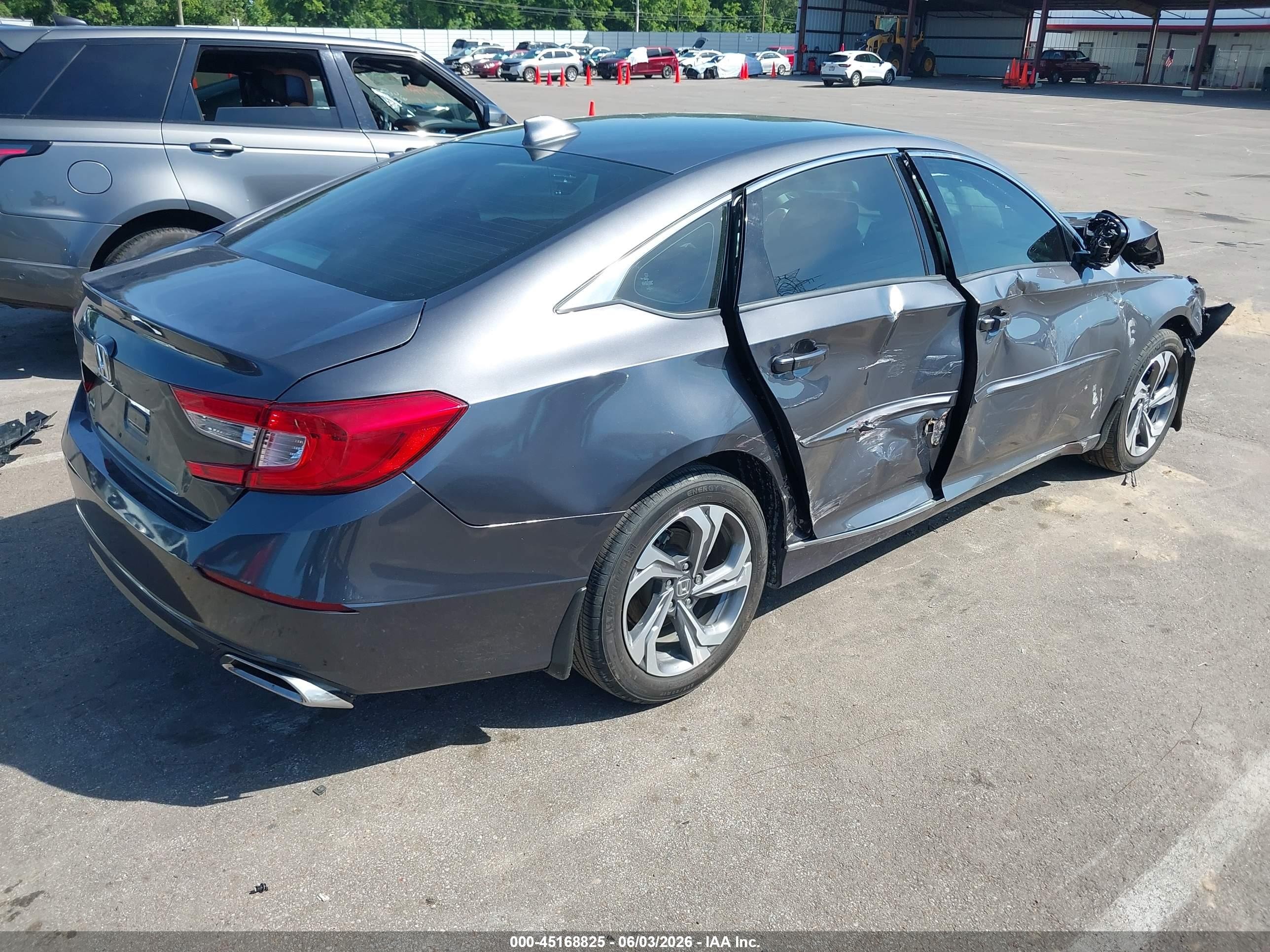 2020 Honda Accord Ex-l 2.0t Gray vin: 1HGCV2F54LA004839