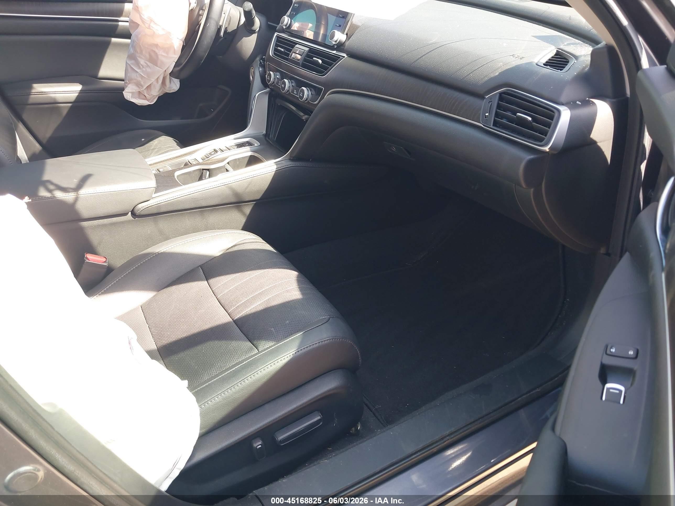 2020 Honda Accord Ex-l 2.0t Gray vin: 1HGCV2F54LA004839