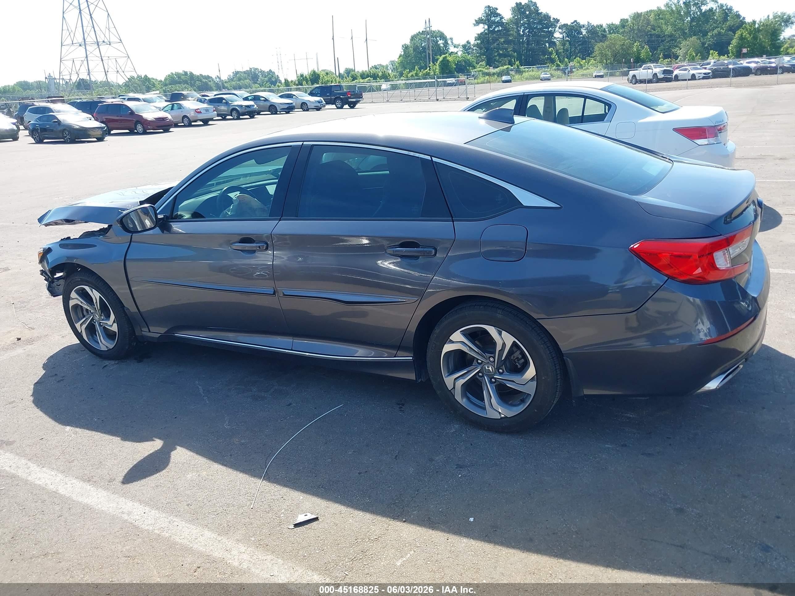 2020 Honda Accord Ex-l 2.0t Gray vin: 1HGCV2F54LA004839