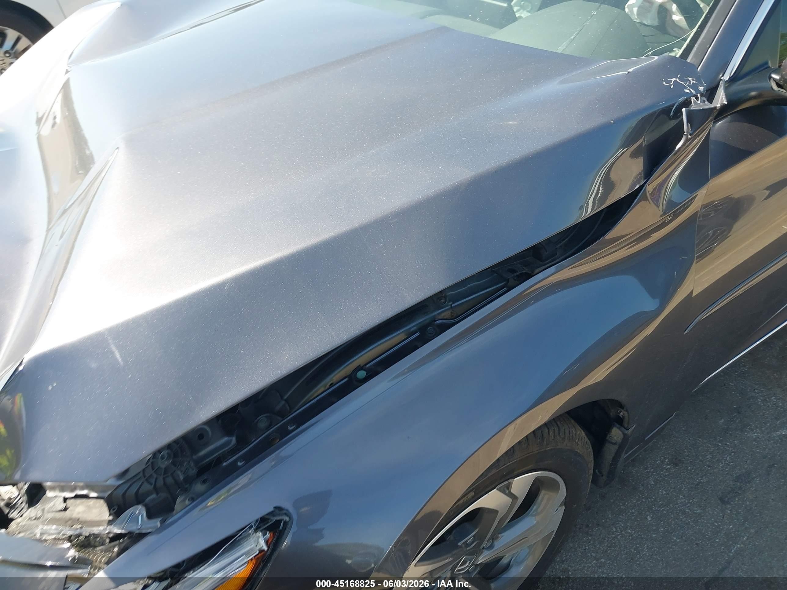 2020 Honda Accord Ex-l 2.0t Gray vin: 1HGCV2F54LA004839