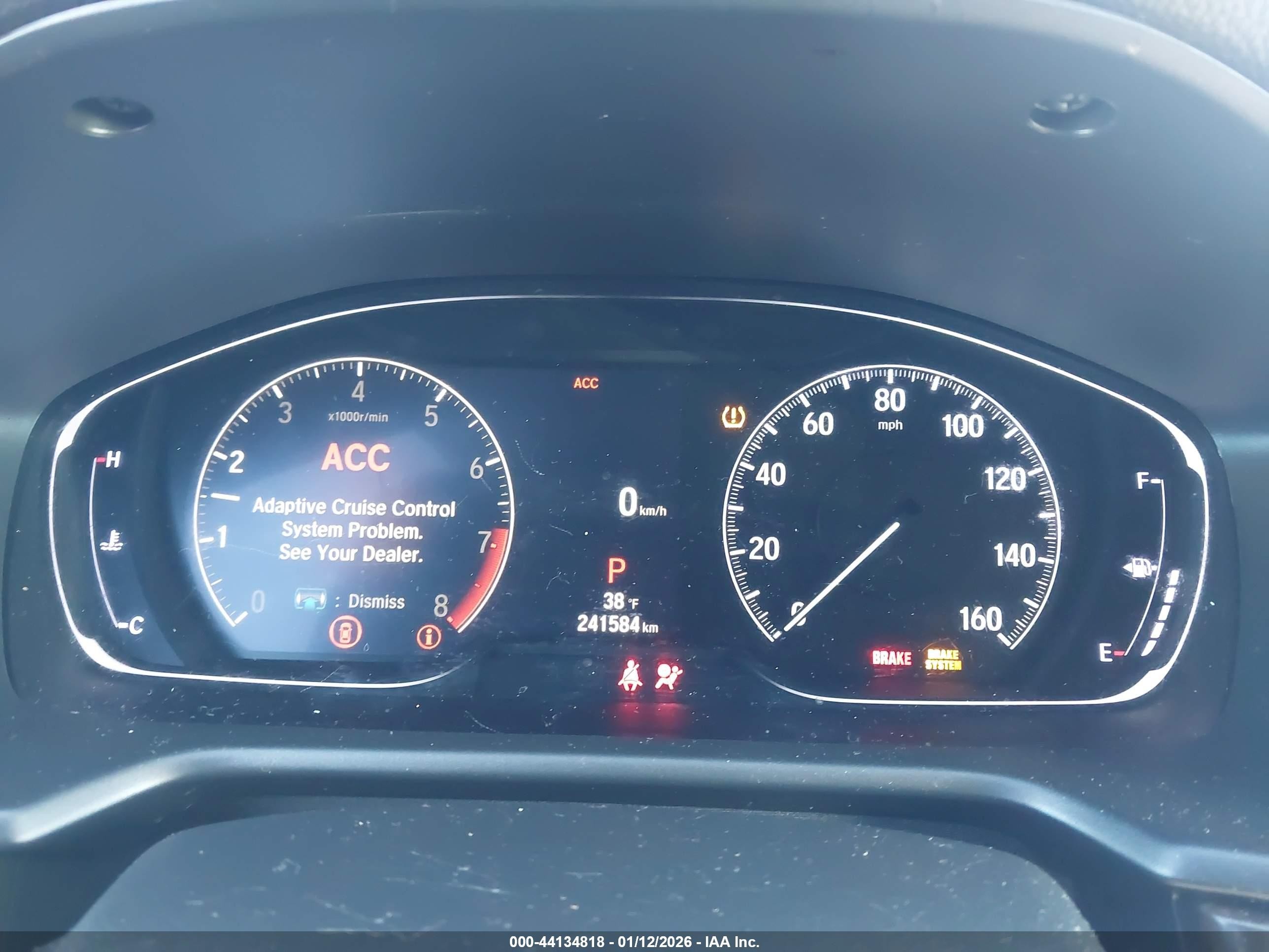 2018 Honda Accord Ex-l 2.0t Бежевый vin: 1HGCV2F68JA040121