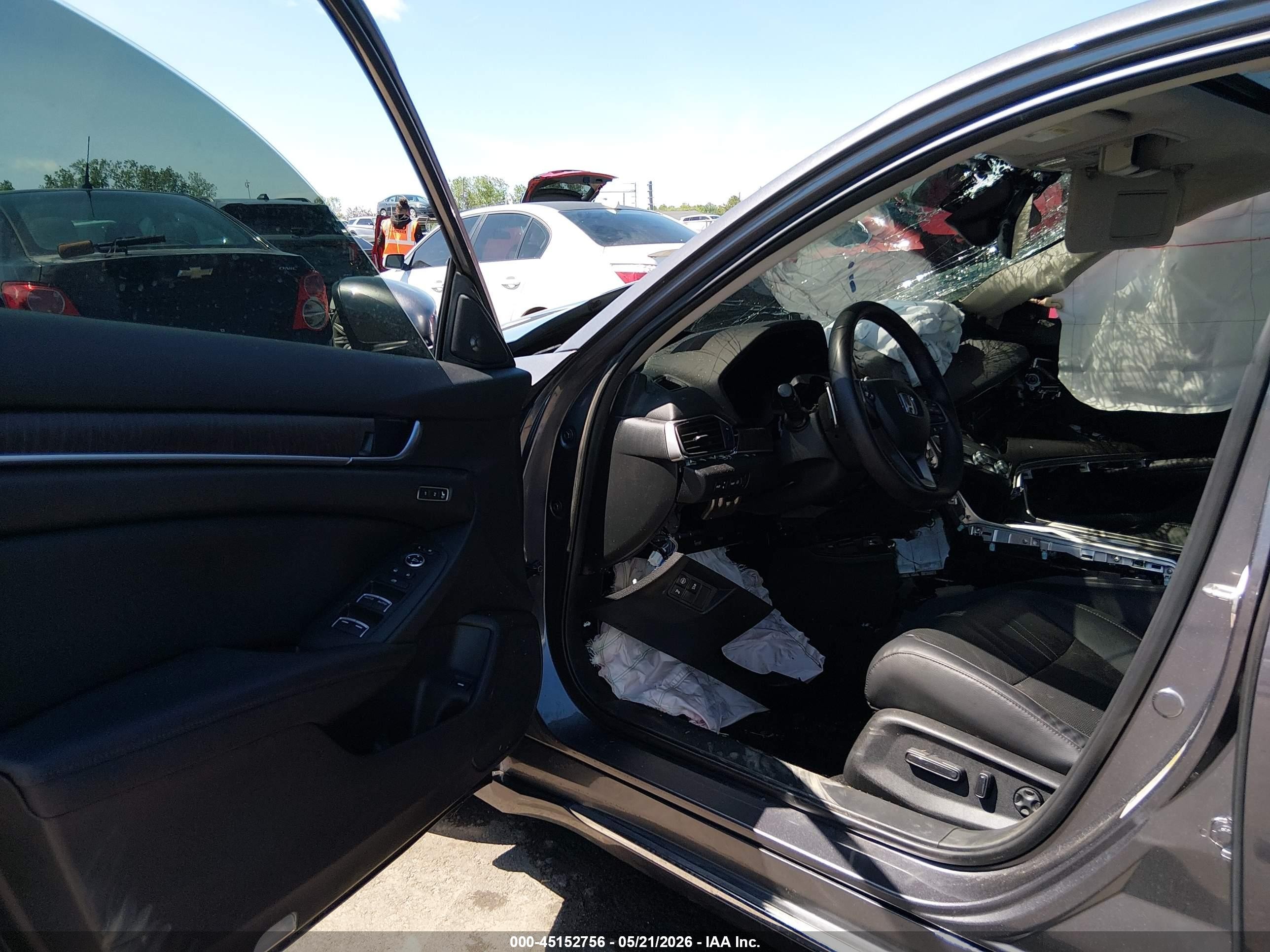 2018 Honda Accord Touring 2.0t Gray vin: 1HGCV2F90JA035294