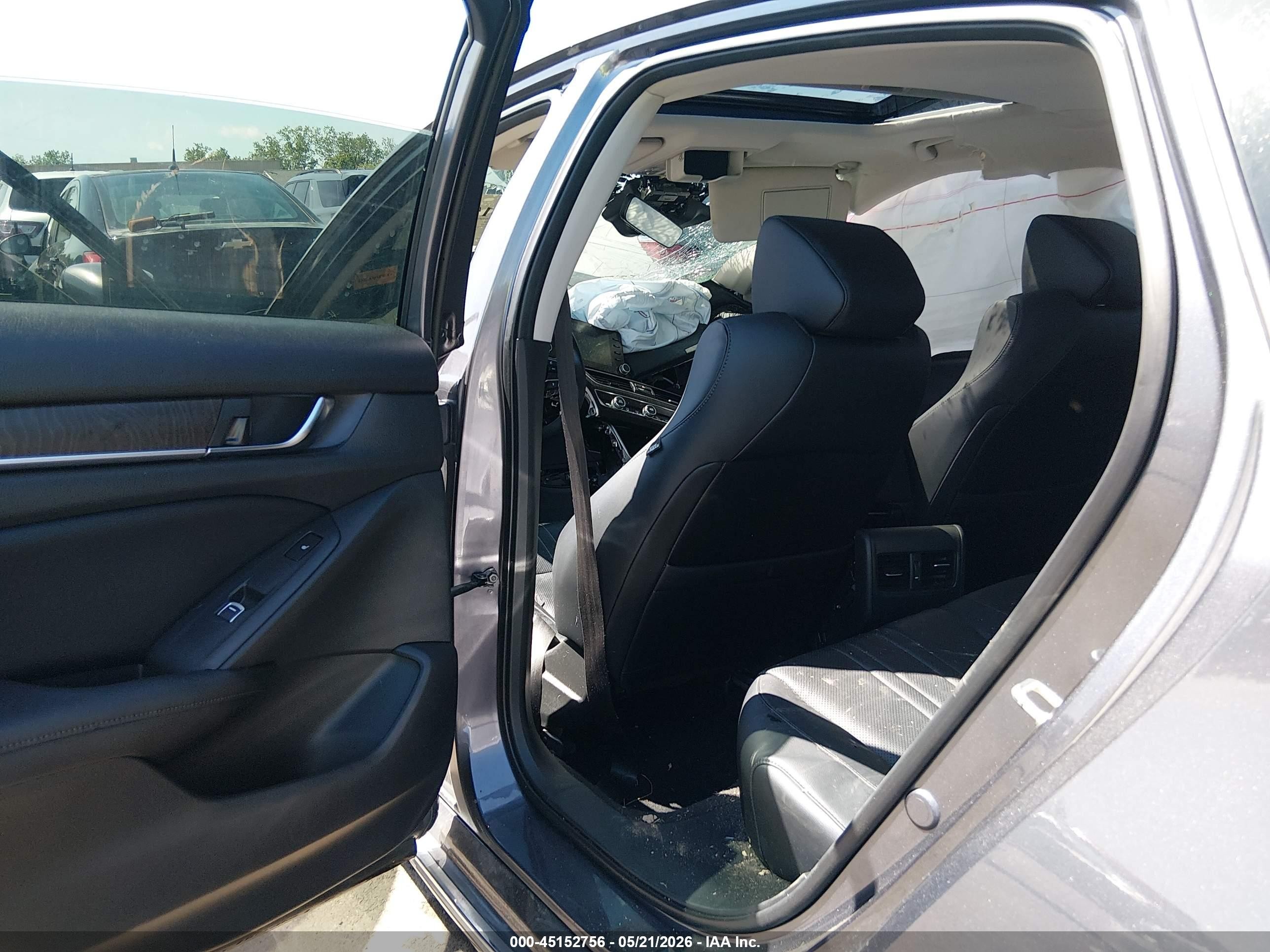 2018 Honda Accord Touring 2.0t Gray vin: 1HGCV2F90JA035294
