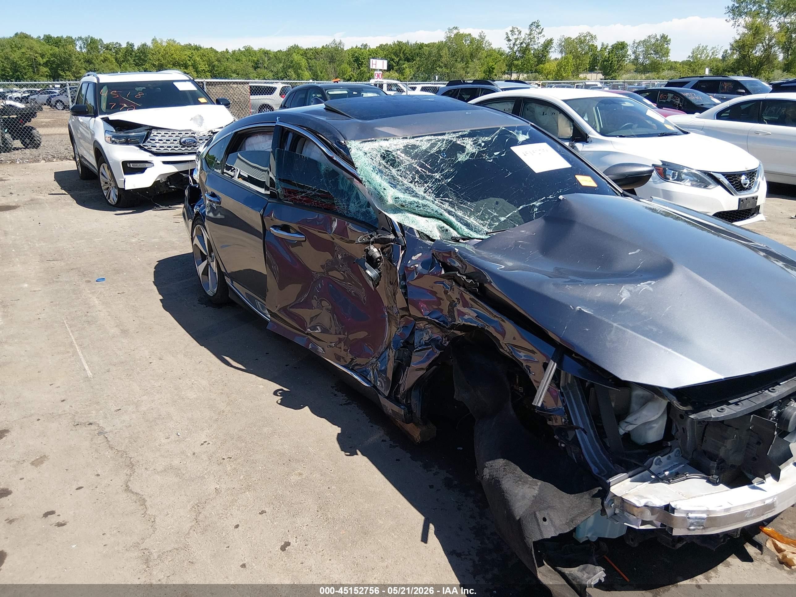 2018 Honda Accord Touring 2.0t Gray vin: 1HGCV2F90JA035294