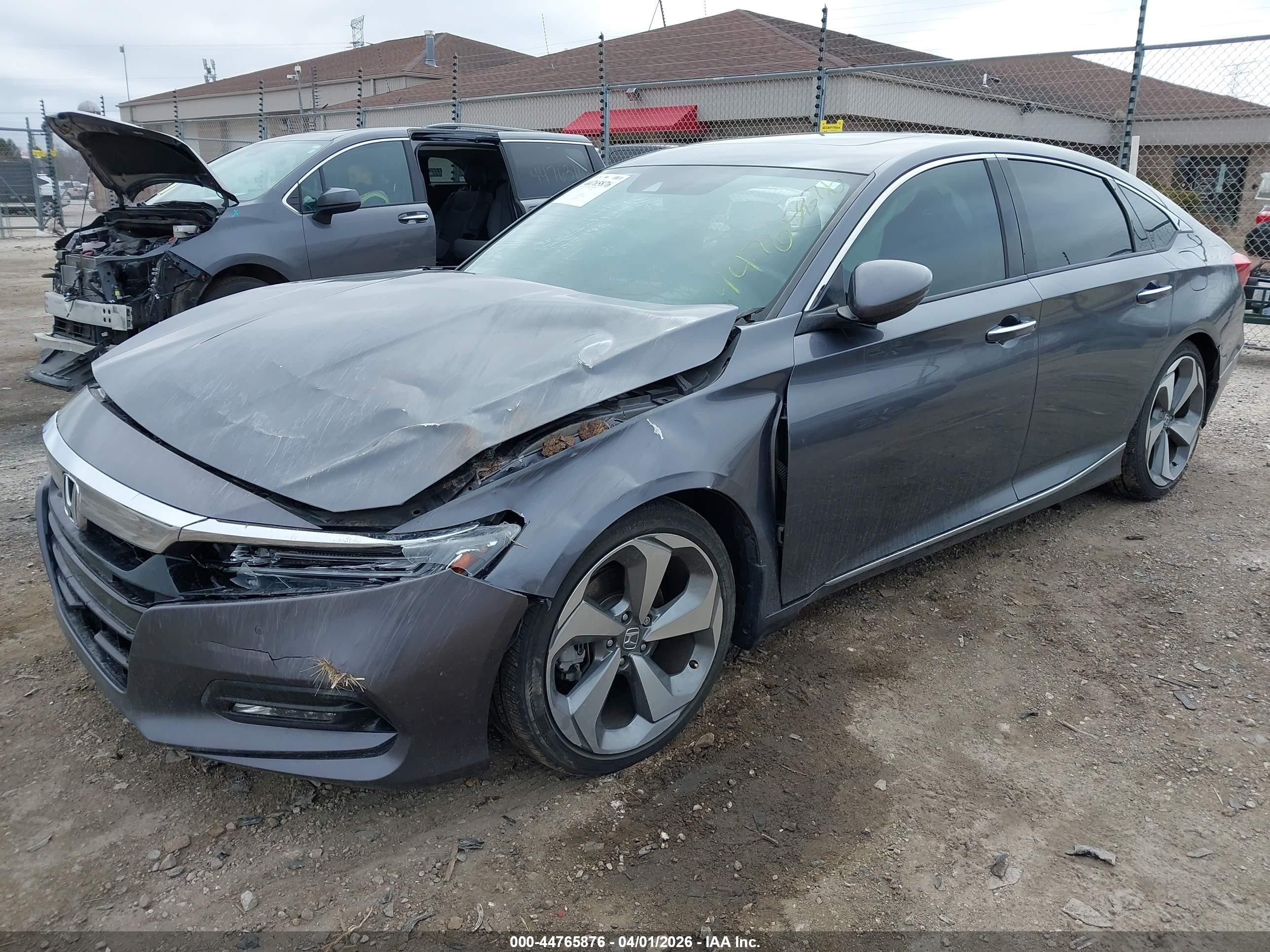 2020 Honda Accord Touring Gray vin: 1HGCV2F91LA021374