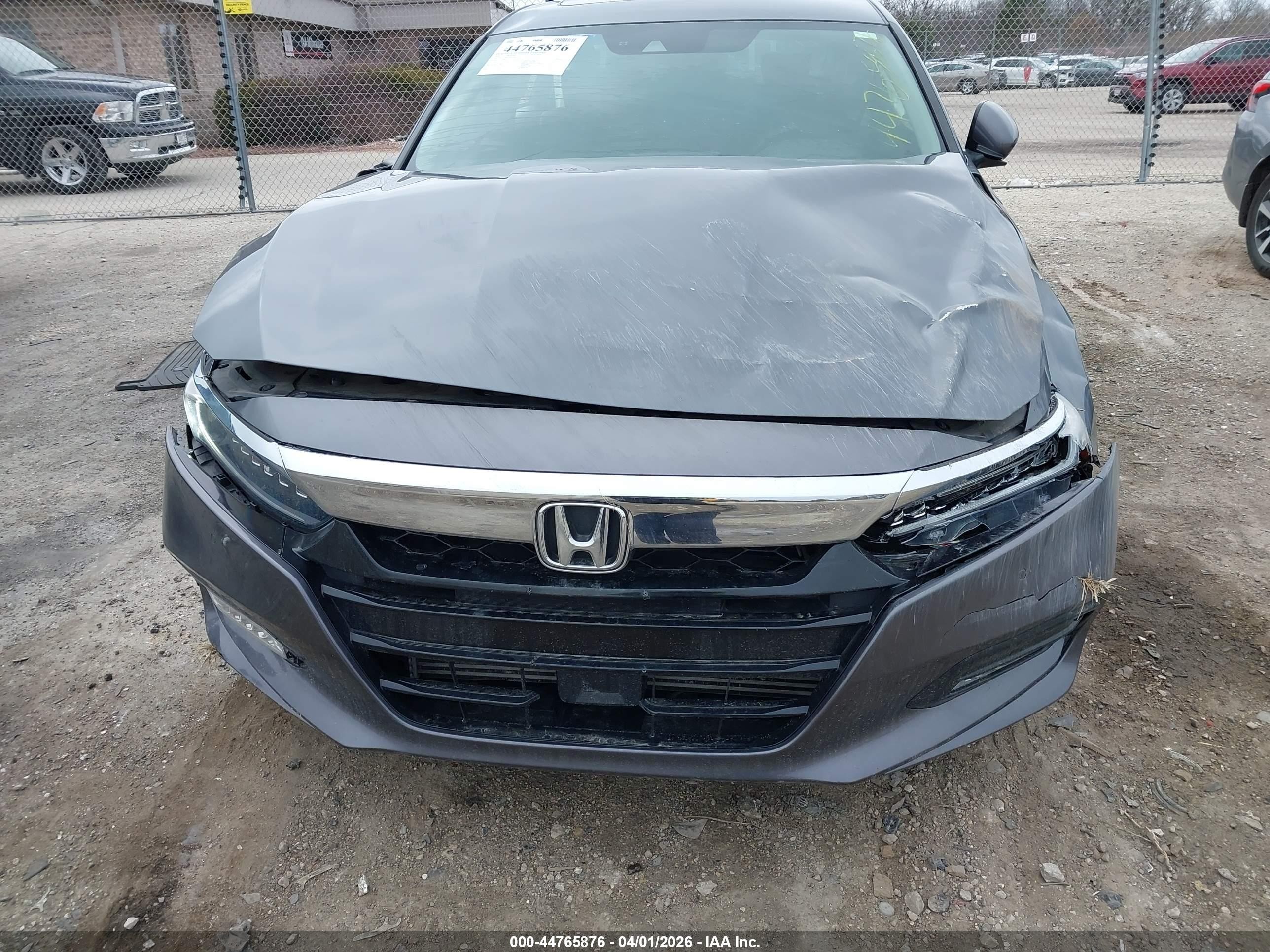 2020 Honda Accord Touring Gray vin: 1HGCV2F91LA021374