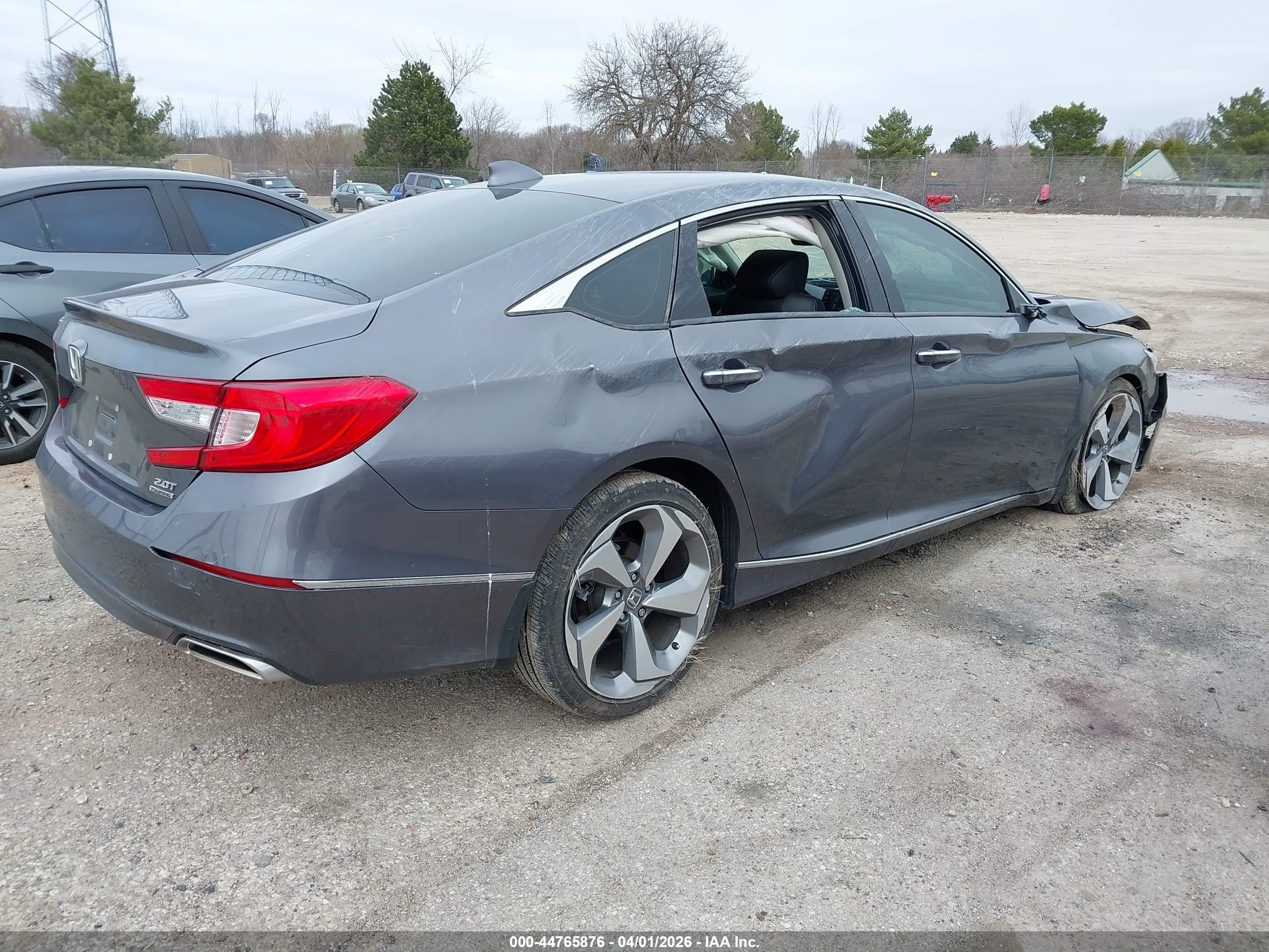 2020 Honda Accord Touring Gray vin: 1HGCV2F91LA021374