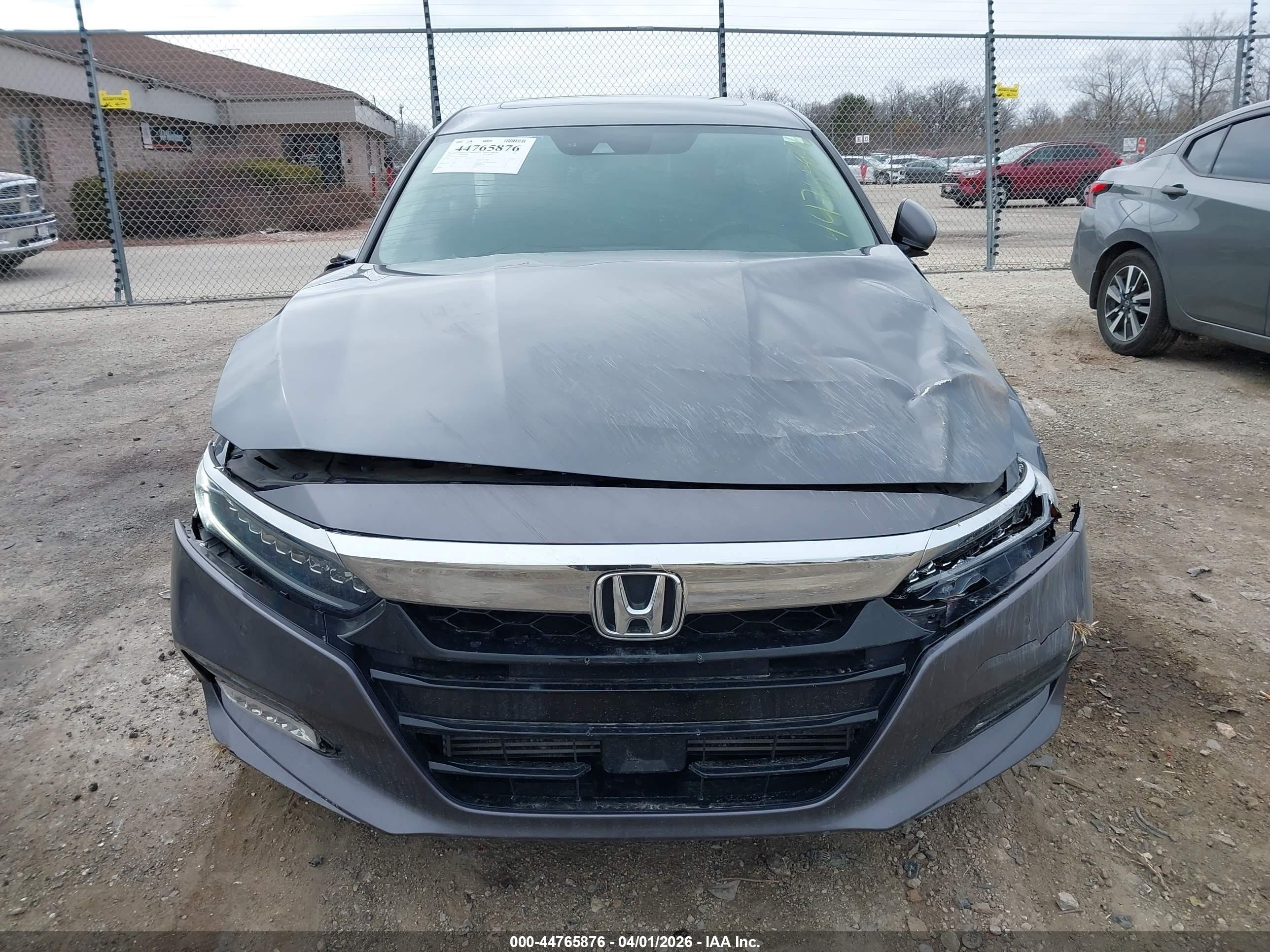 2020 Honda Accord Touring Gray vin: 1HGCV2F91LA021374