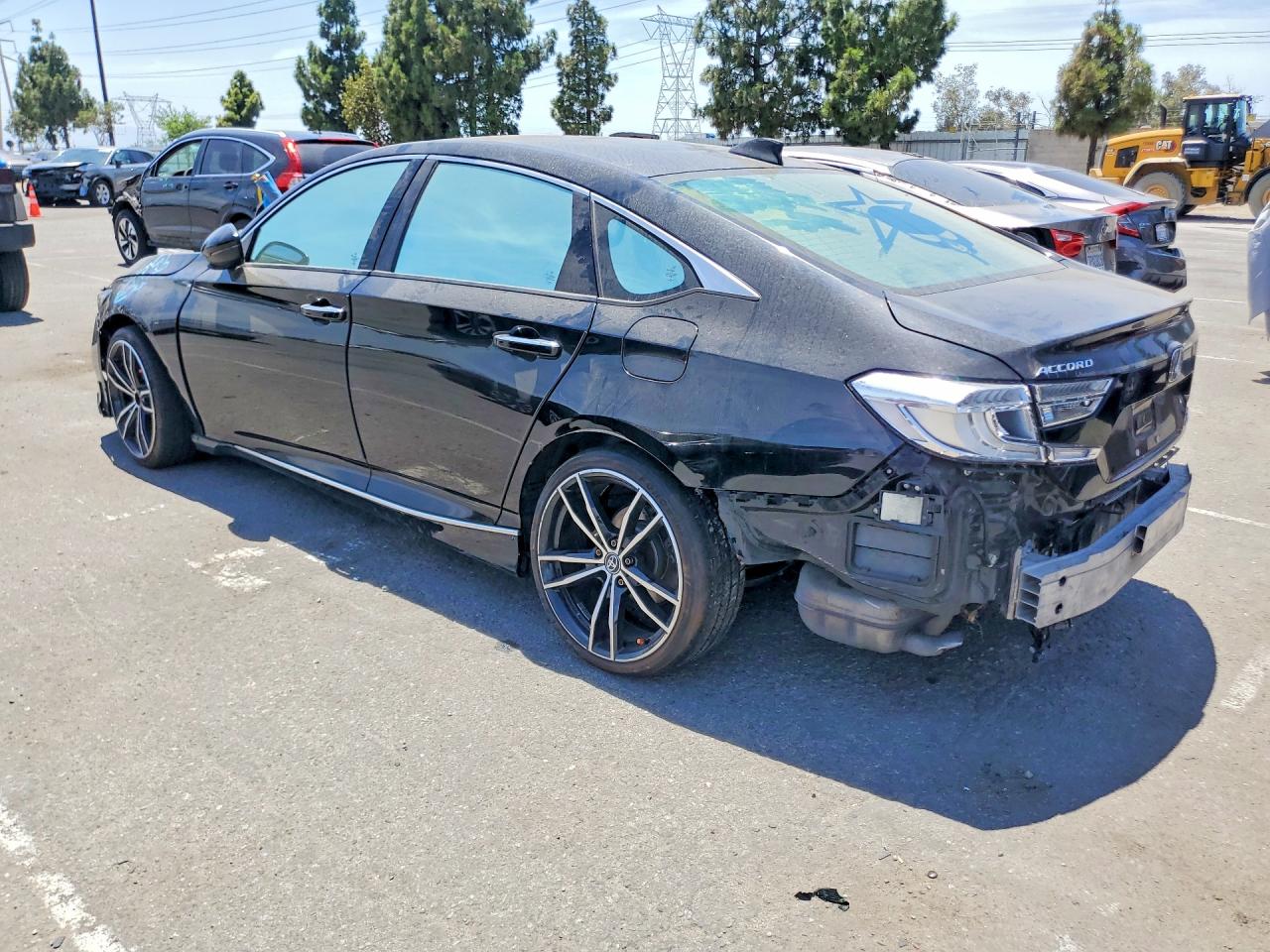 2021 Honda Accord Touring Black vin: 1HGCV2F91MA010733