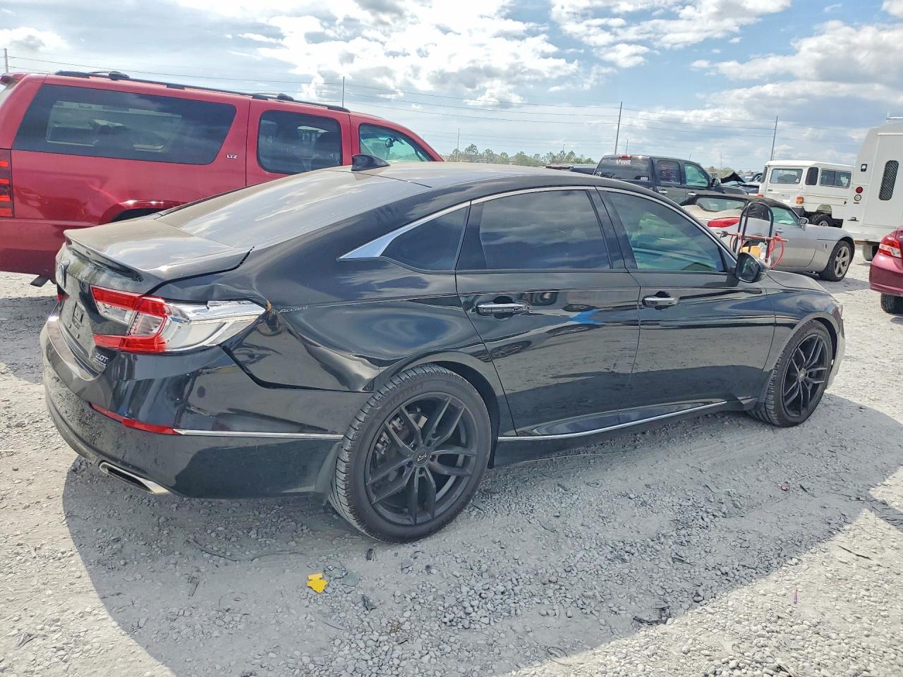 2018 Honda Accord Touring Black vin: 1HGCV2F93JA037184