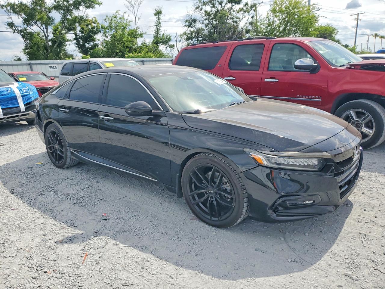 2018 Honda Accord Touring Black vin: 1HGCV2F93JA037184