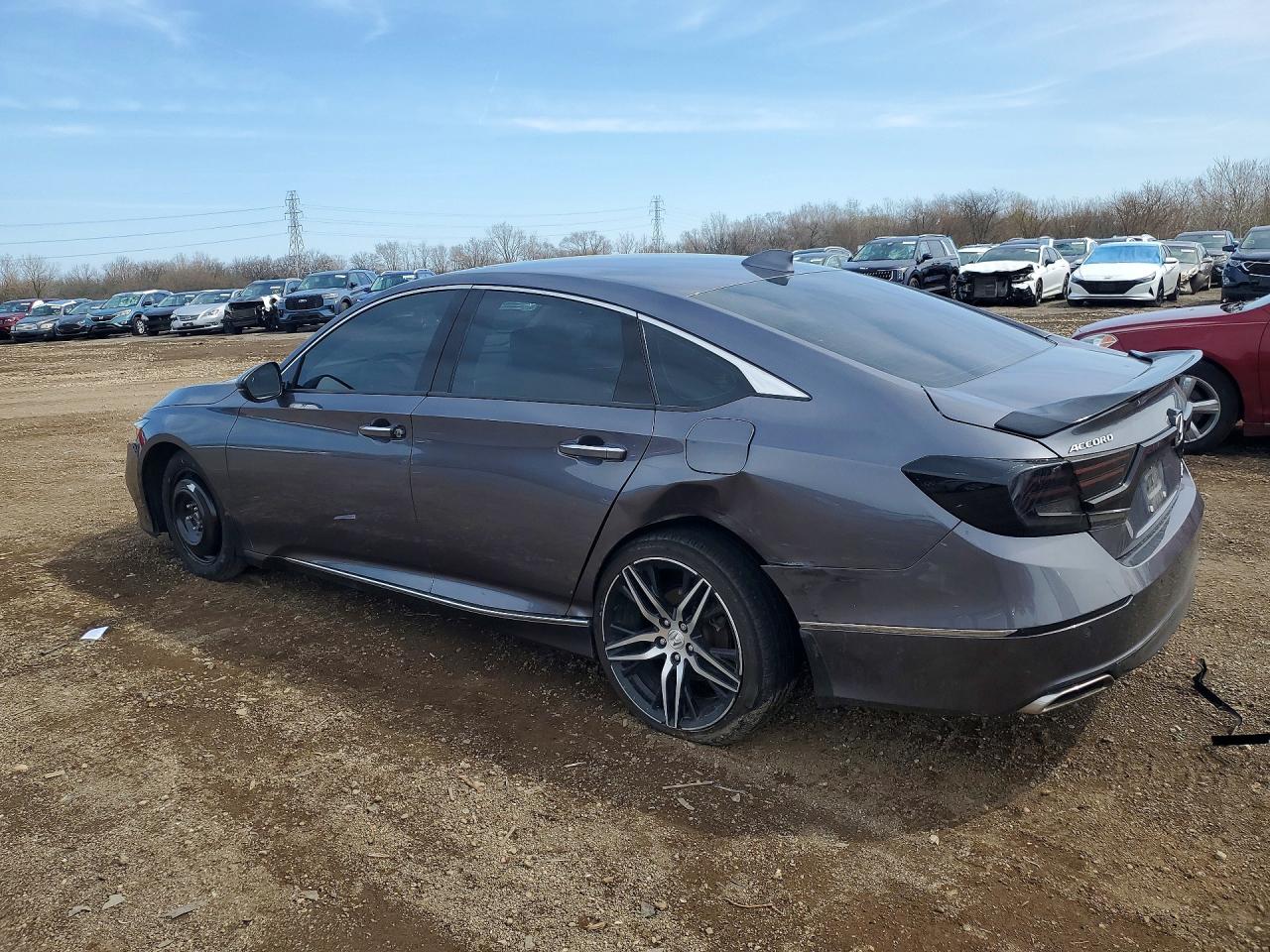 2021 Honda Accord Touring Gray vin: 1HGCV2F93MA018459