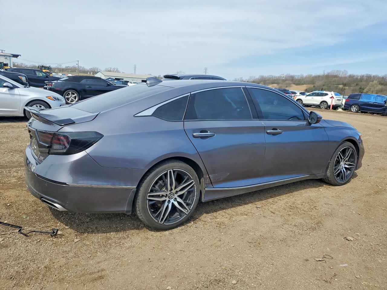 2021 Honda Accord Touring Gray vin: 1HGCV2F93MA018459