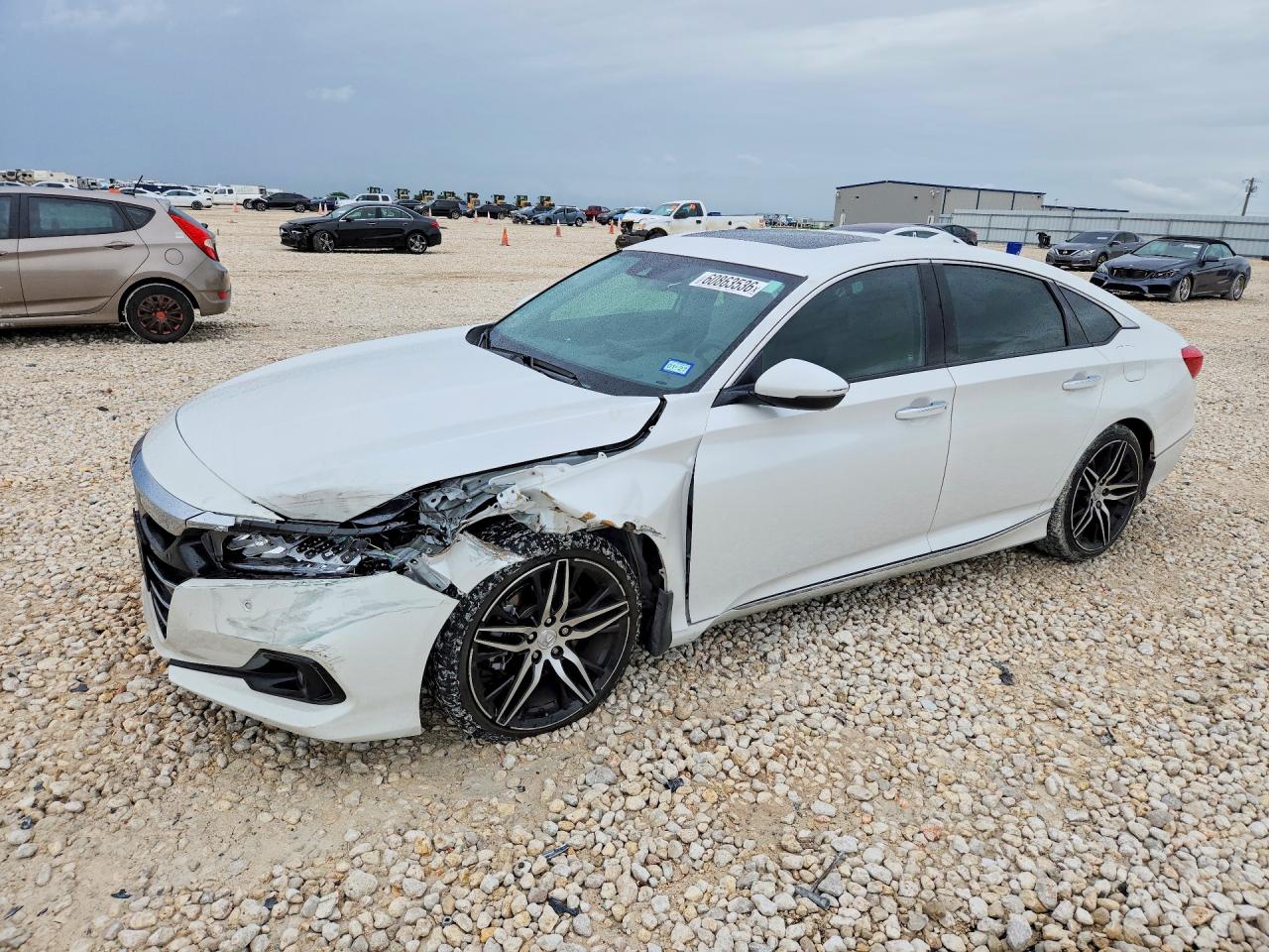 2021 Honda Accord Touring Белый vin: 1HGCV2F94MA008149