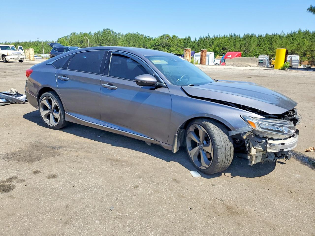 2018 Honda Accord Touring Gray vin: 1HGCV2F95JA016532