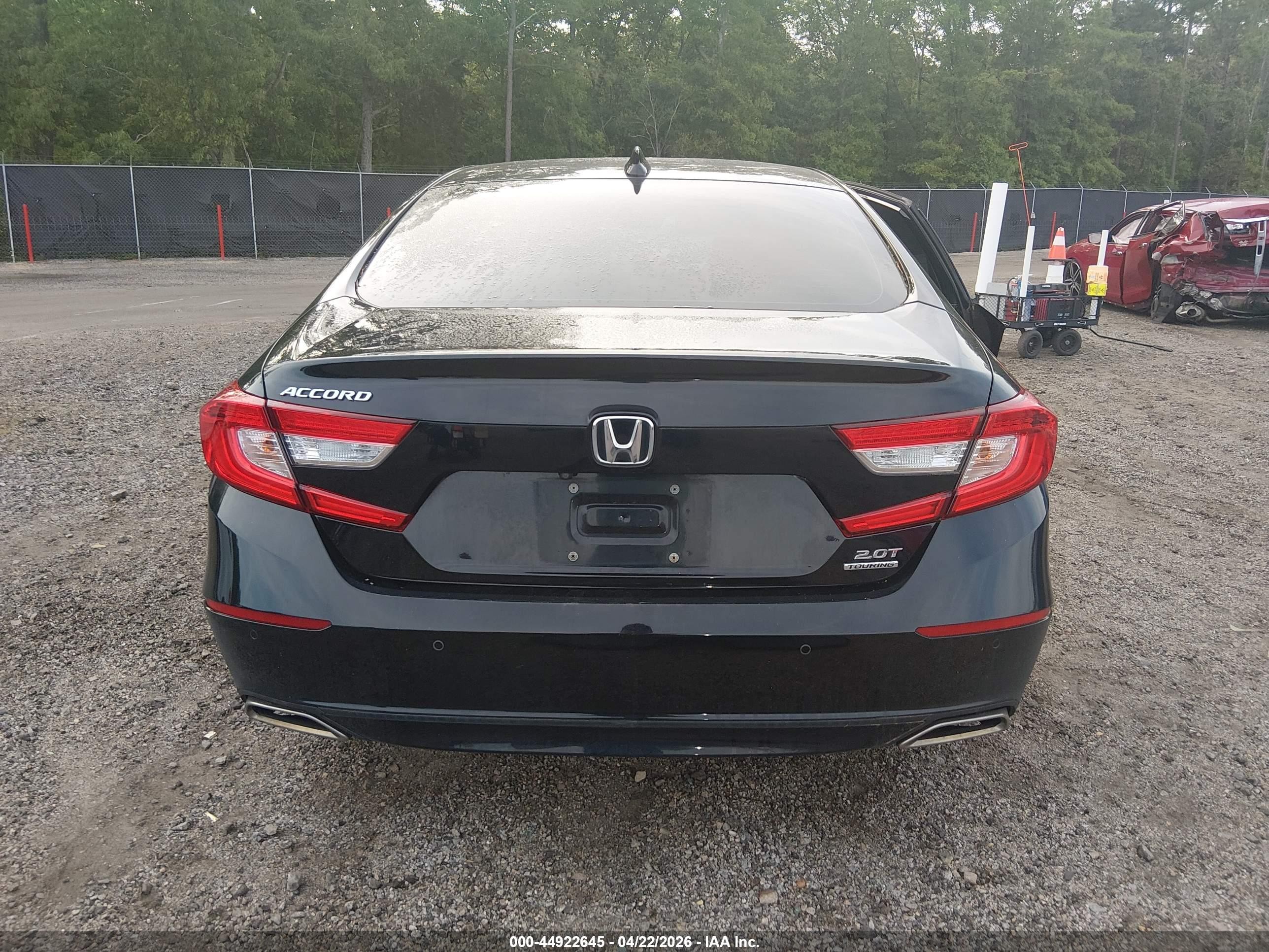 2019 Honda Accord Touring 2.0t Черный vin: 1HGCV2F95KA013437
