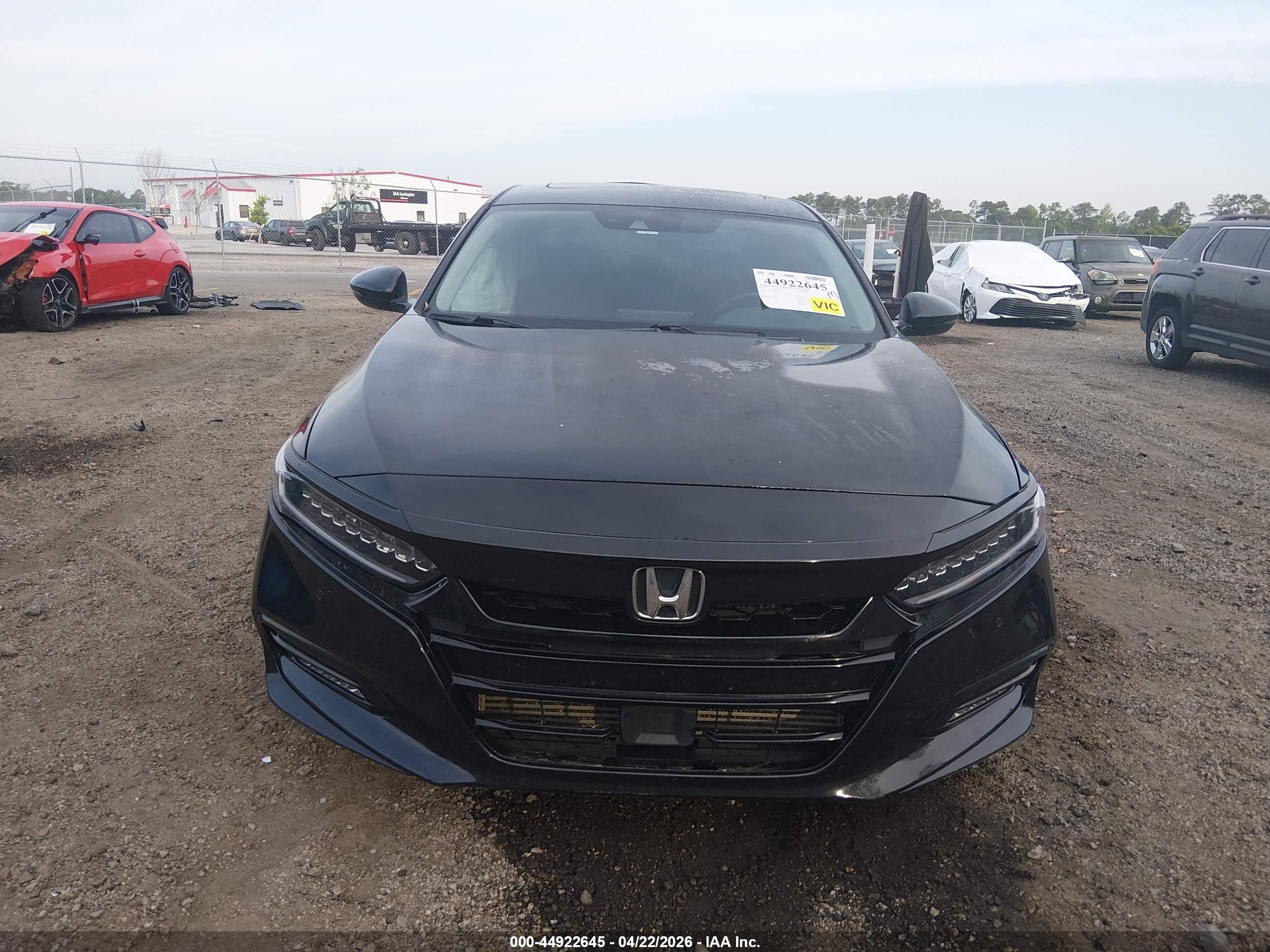 2019 Honda Accord Touring 2.0t Черный vin: 1HGCV2F95KA013437