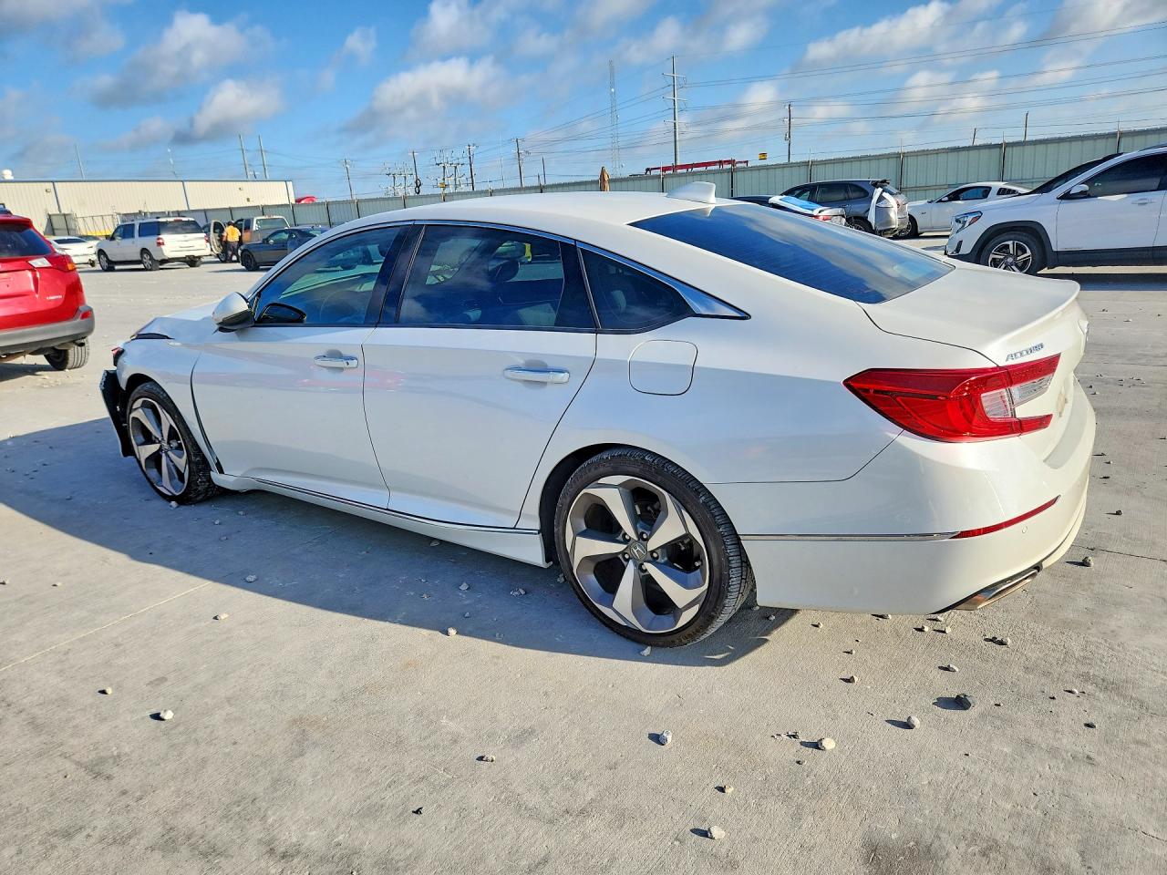 2020 Honda Accord Touring White vin: 1HGCV2F95LA020695