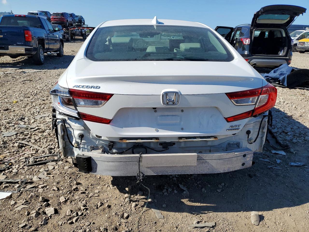 2022 Honda Accord Touring White vin: 1HGCV2F99NA000792