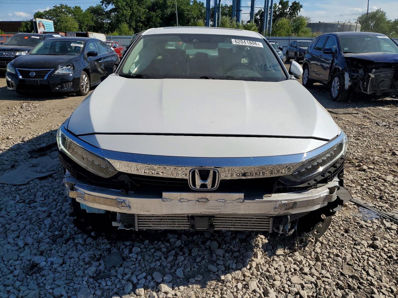 2022 Honda Accord Touring White vin: 1HGCV2F99NA000792