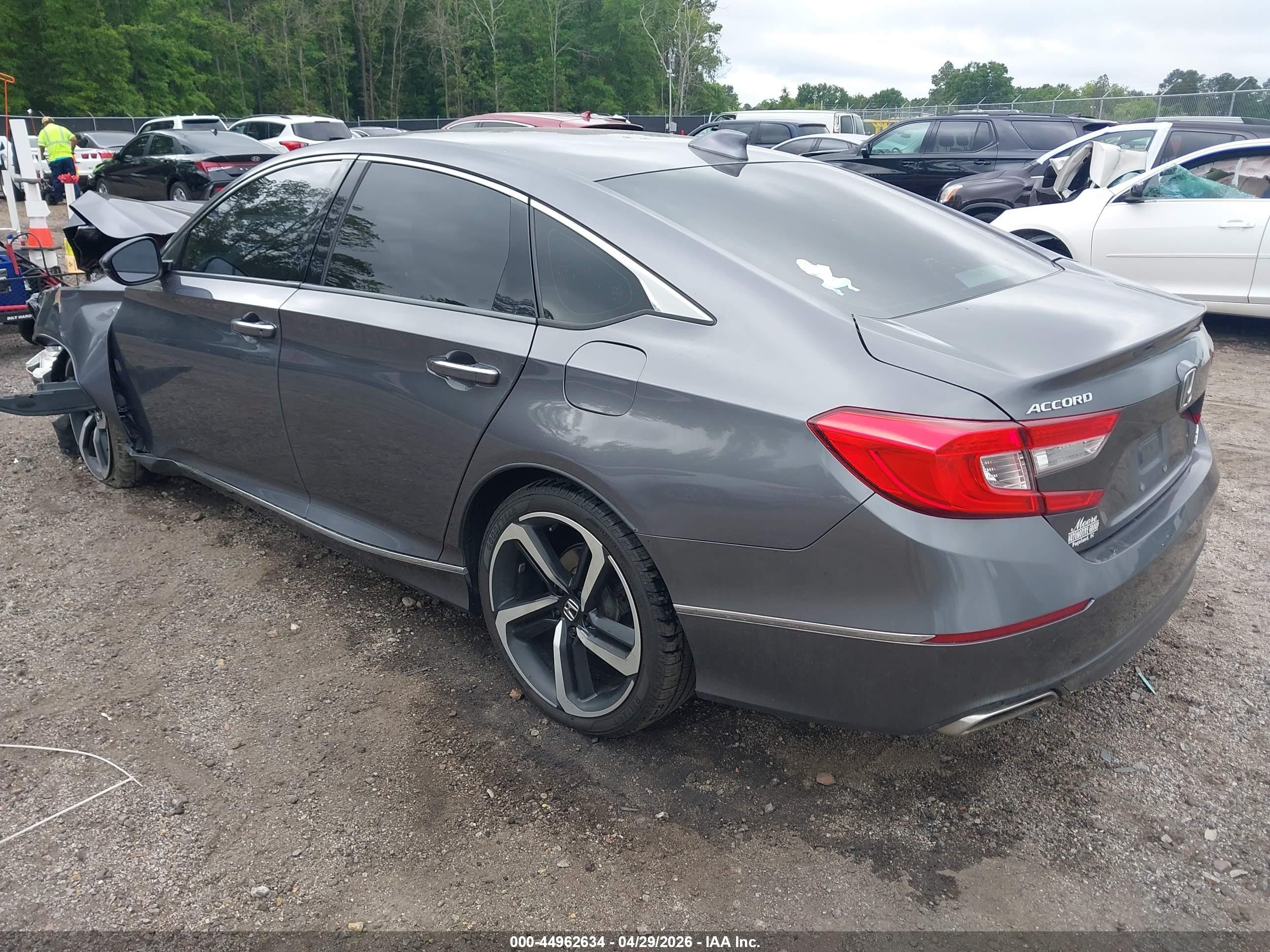 2018 Honda Accord Touring 2.0t Серый vin: 1HGCV2F9XJA028921