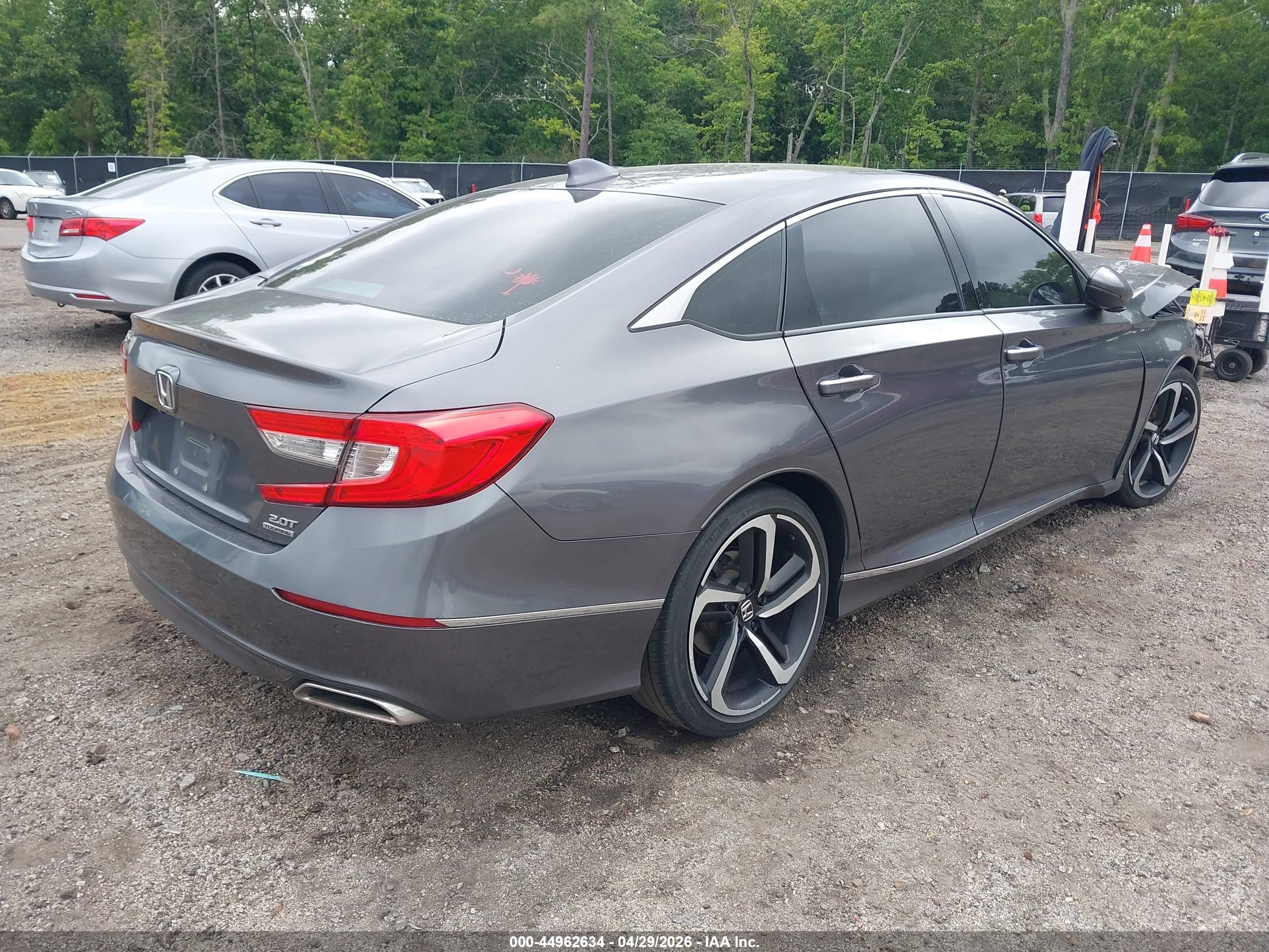 2018 Honda Accord Touring 2.0t Серый vin: 1HGCV2F9XJA028921