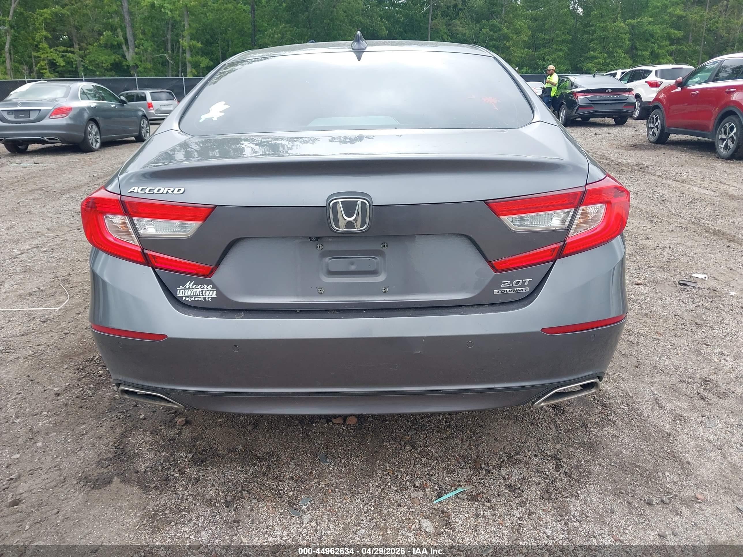 2018 Honda Accord Touring 2.0t Серый vin: 1HGCV2F9XJA028921