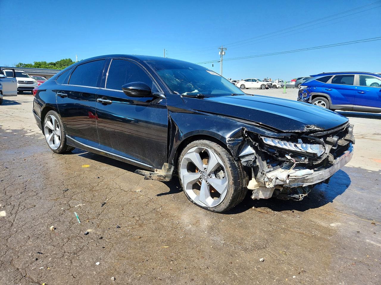 2018 Honda Accord Touring Black vin: 1HGCV2F9XJA029504