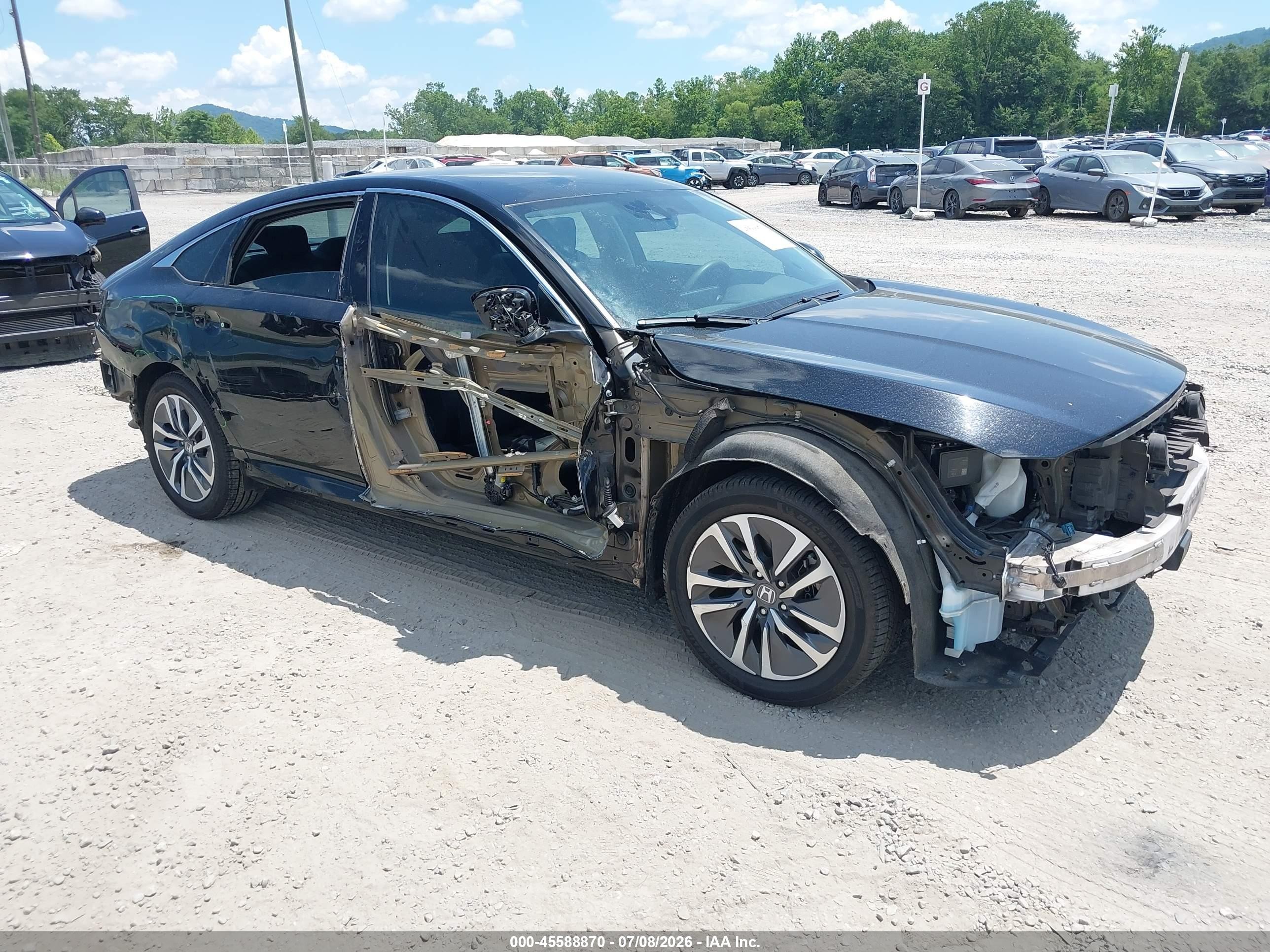 2021 Honda Accord Hybrid Black vin: 1HGCV3F12MA017755