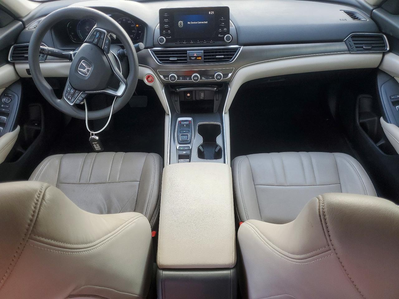 2019 Honda Accord Hybrid White vin: 1HGCV3F18KA012489