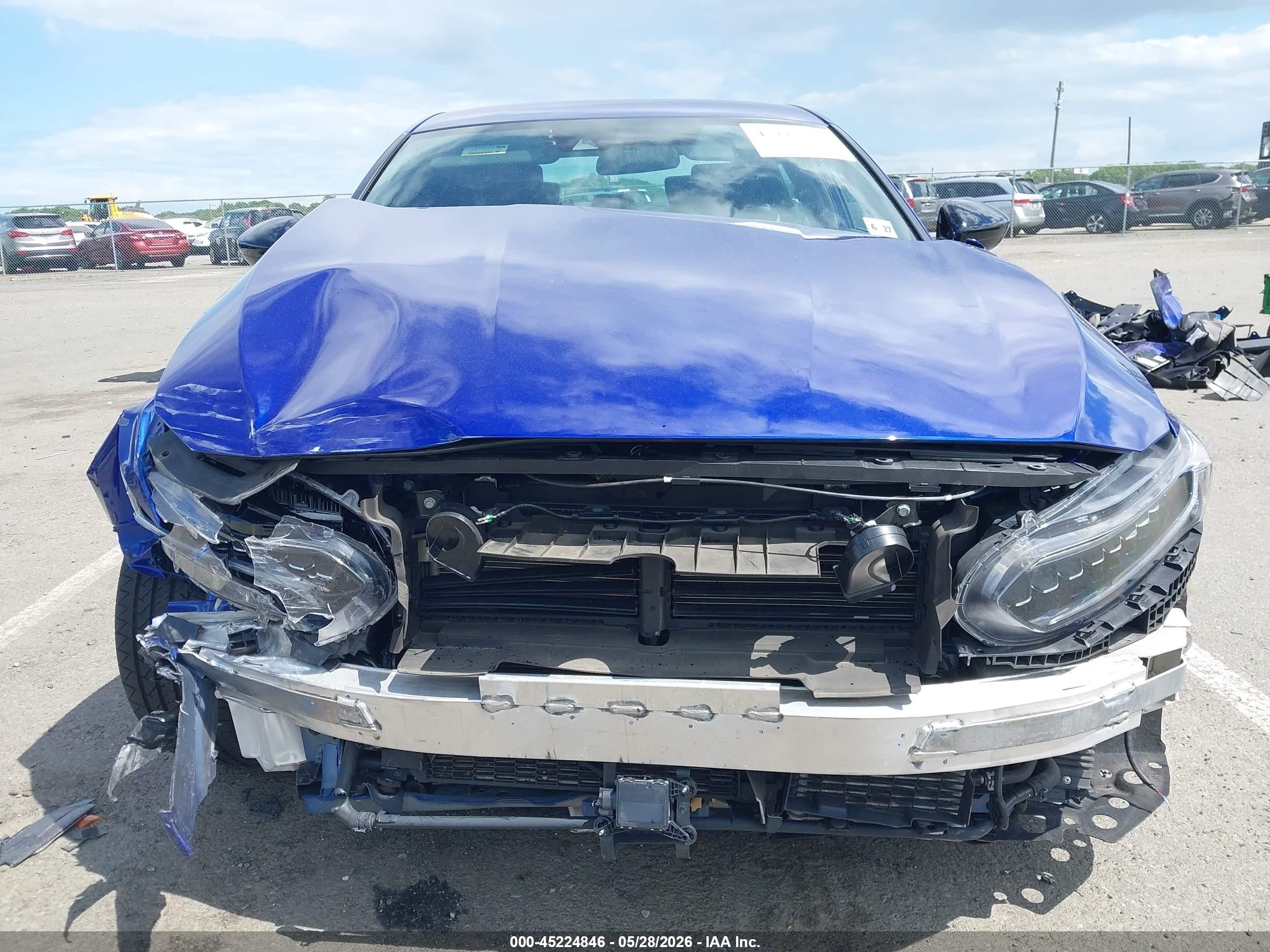 2022 Honda Accord Hybrid Sport Blue vin: 1HGCV3F20NA026822